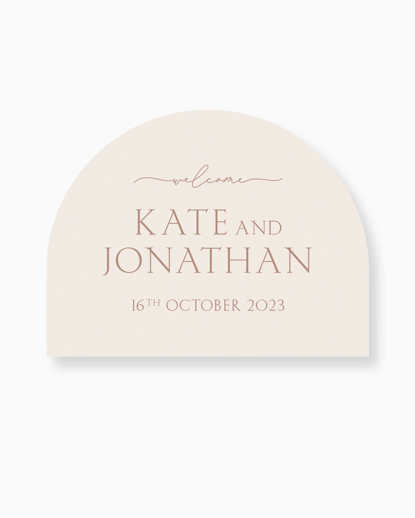 Peppermint Press On the Day Balmoral Welcome Sign