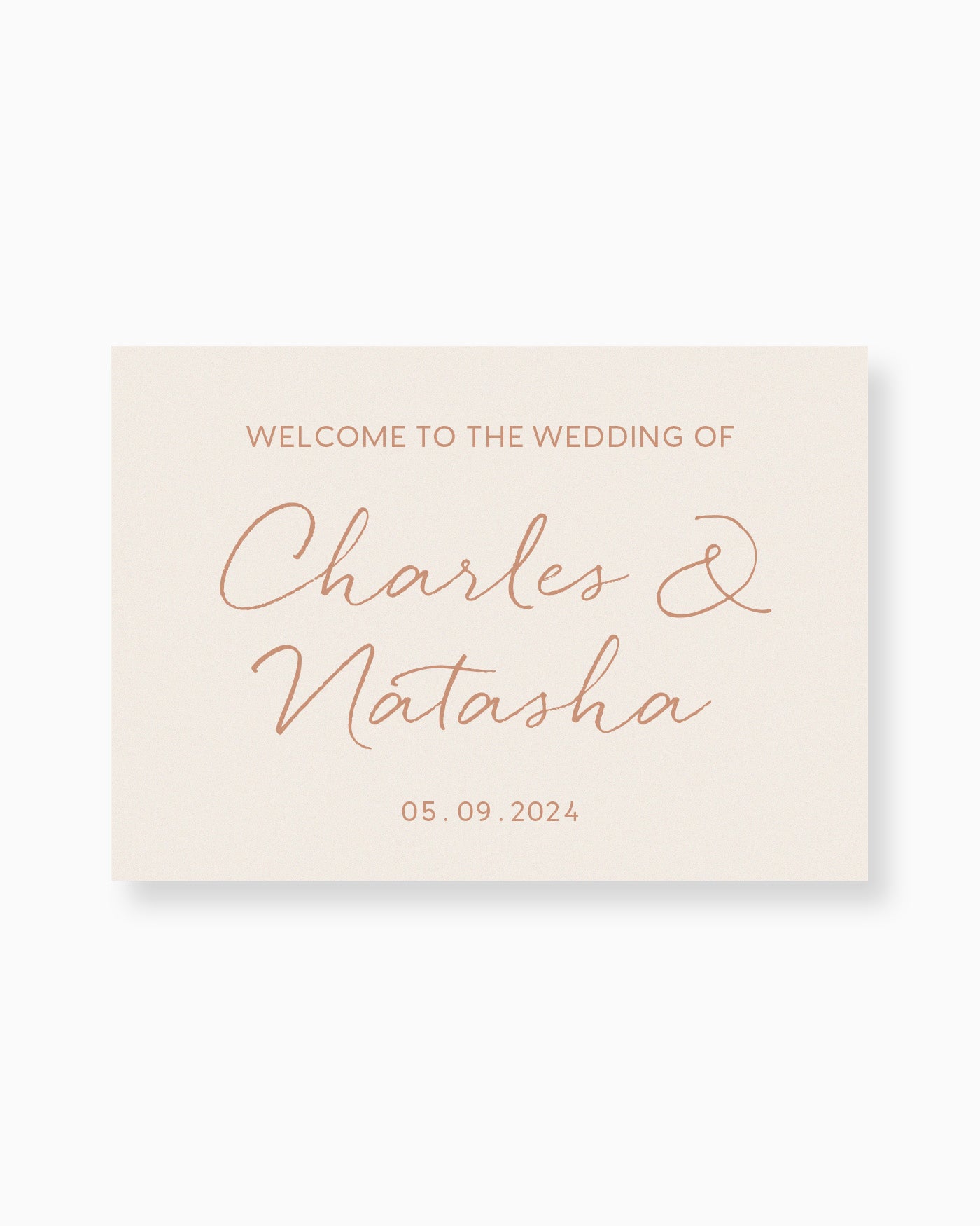 Peppermint Press On the Day Clair Welcome Sign