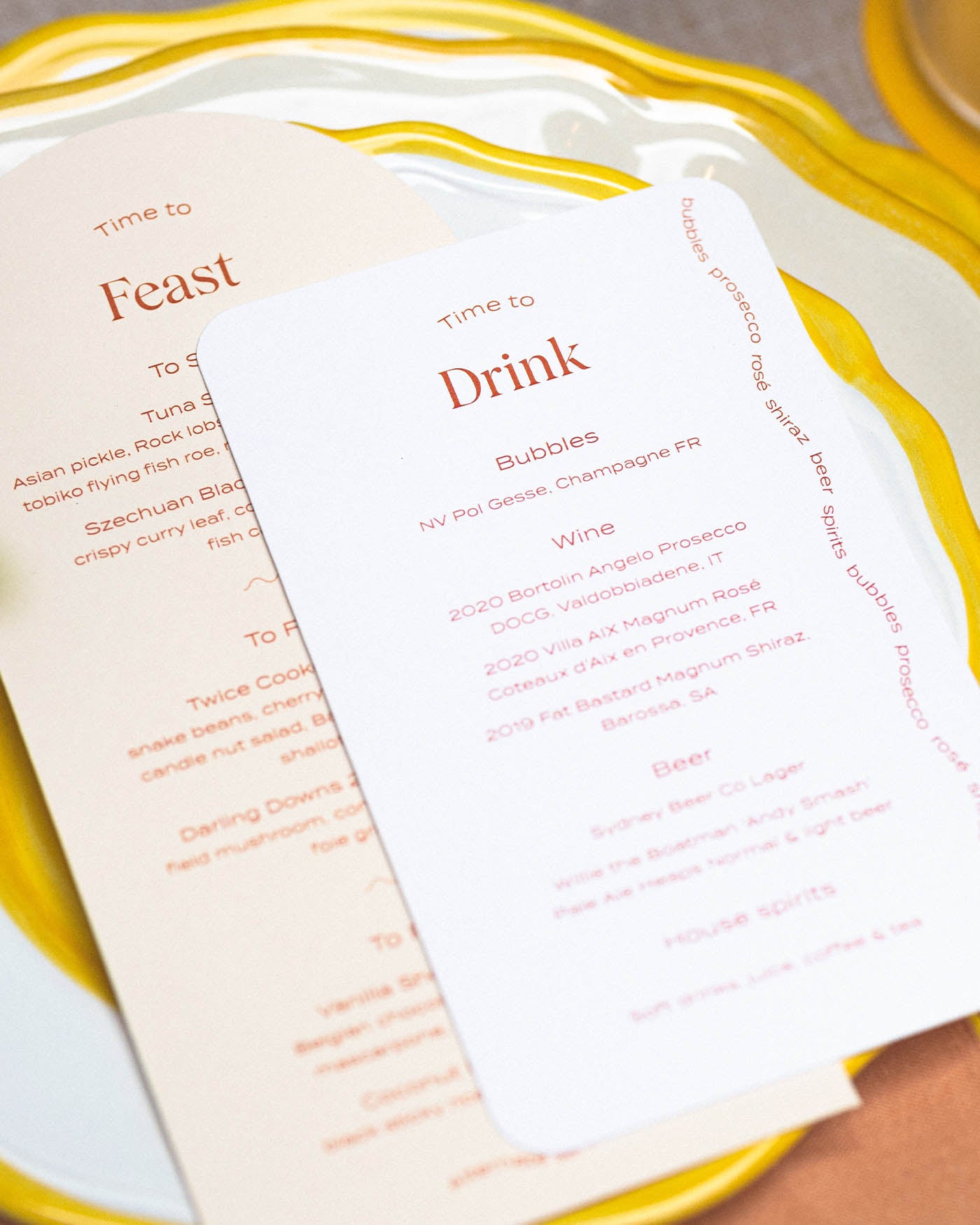 Peppermint Press On the Day Wave Drinks Menu