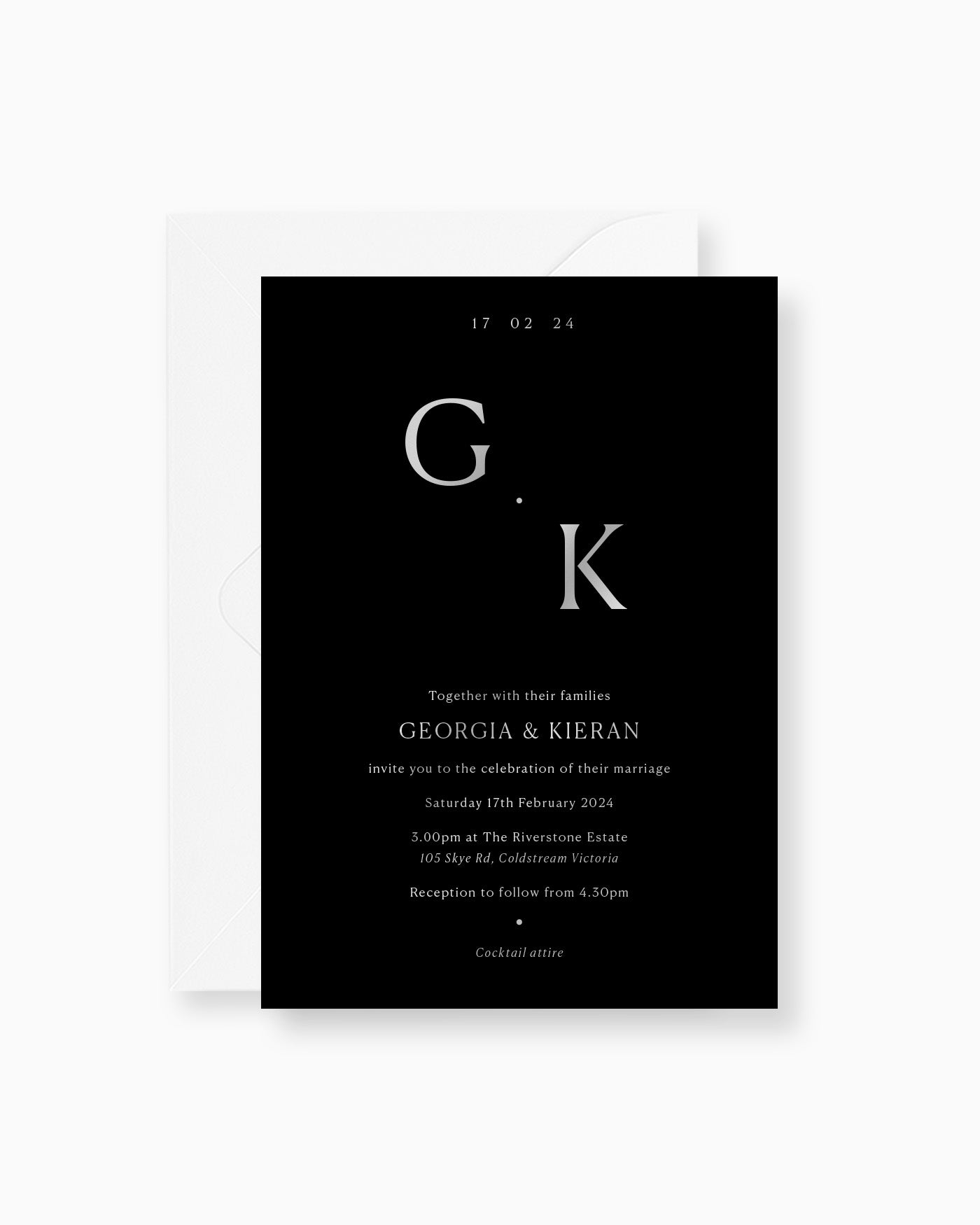 Peppermint Press Stationery Suite Georgia Invitation
