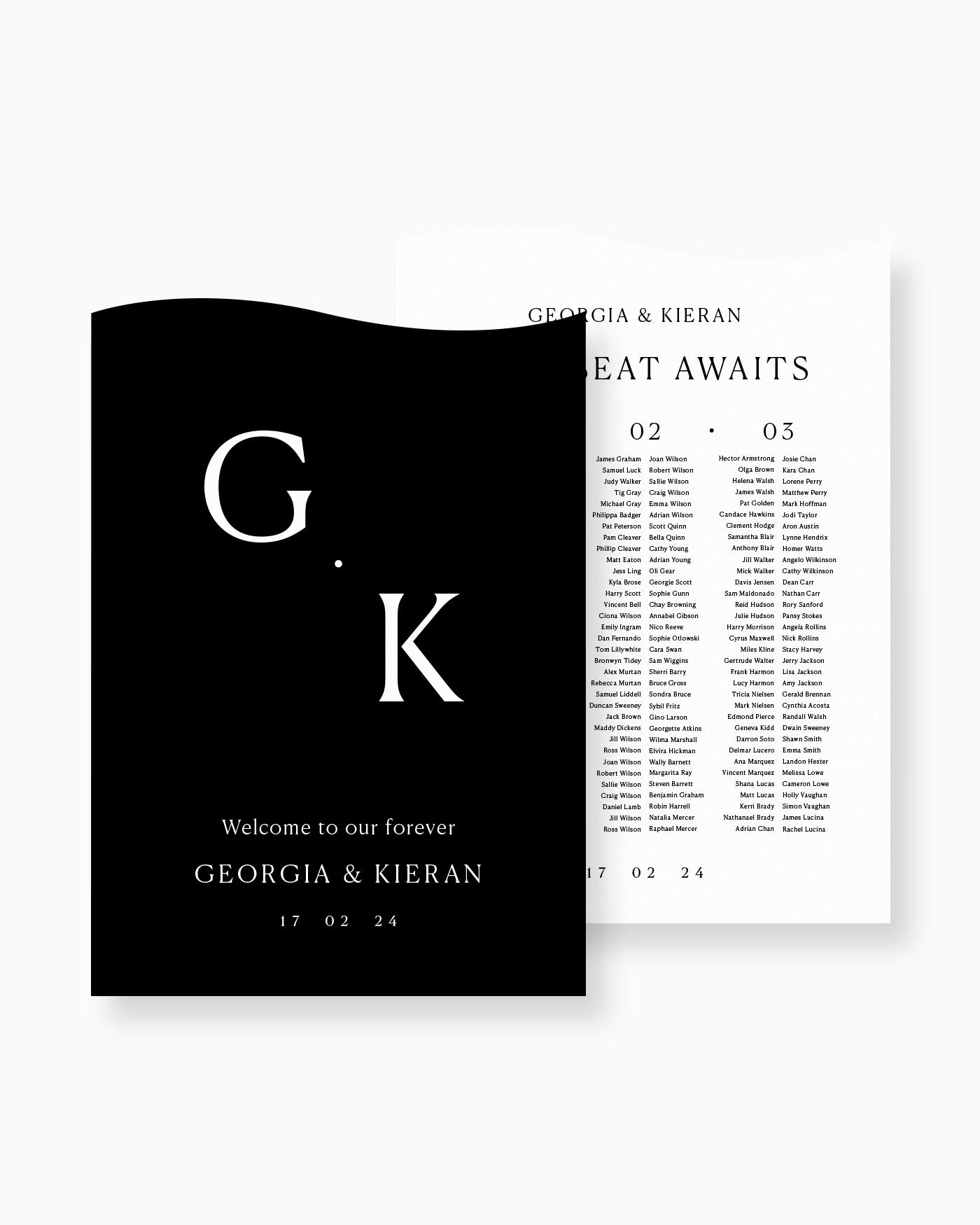 Peppermint Press On the Day Georgia Large Signage Package