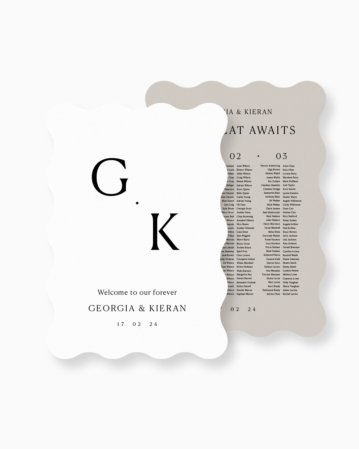 Peppermint Press On the Day Georgia Large Signage Package