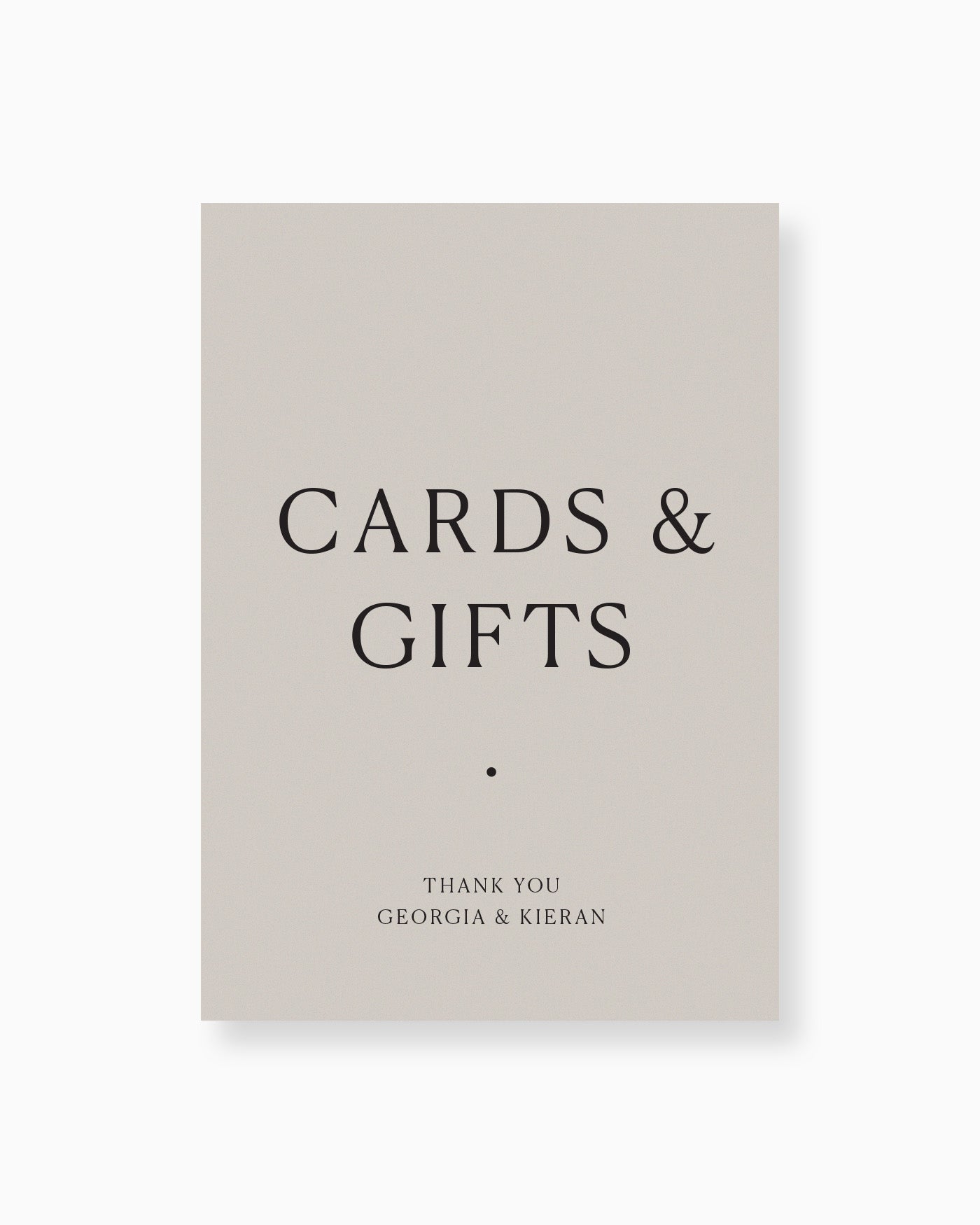 Peppermint Press On the Day Georgia Medium Signage