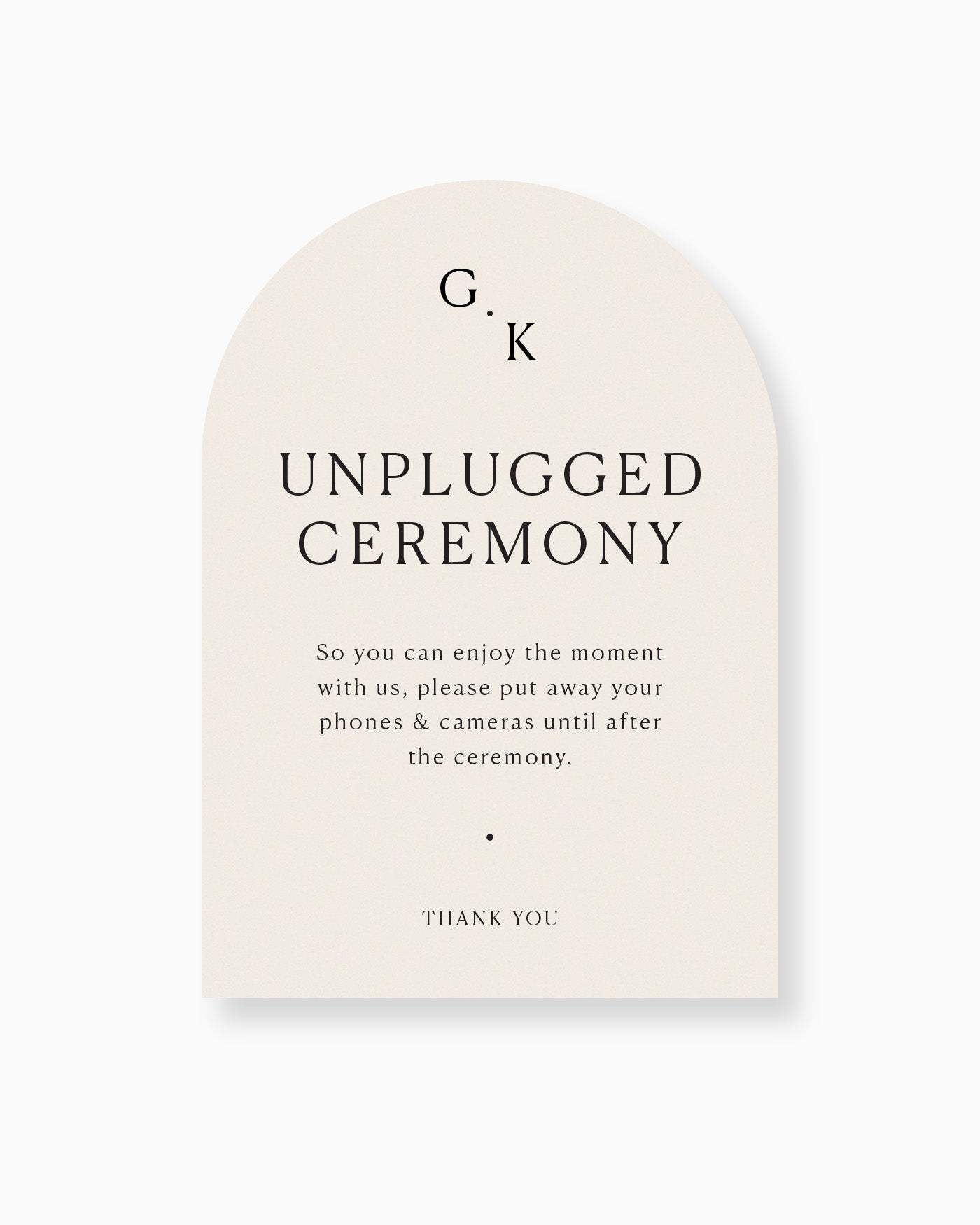 Peppermint Press On the Day Georgia Medium Signage