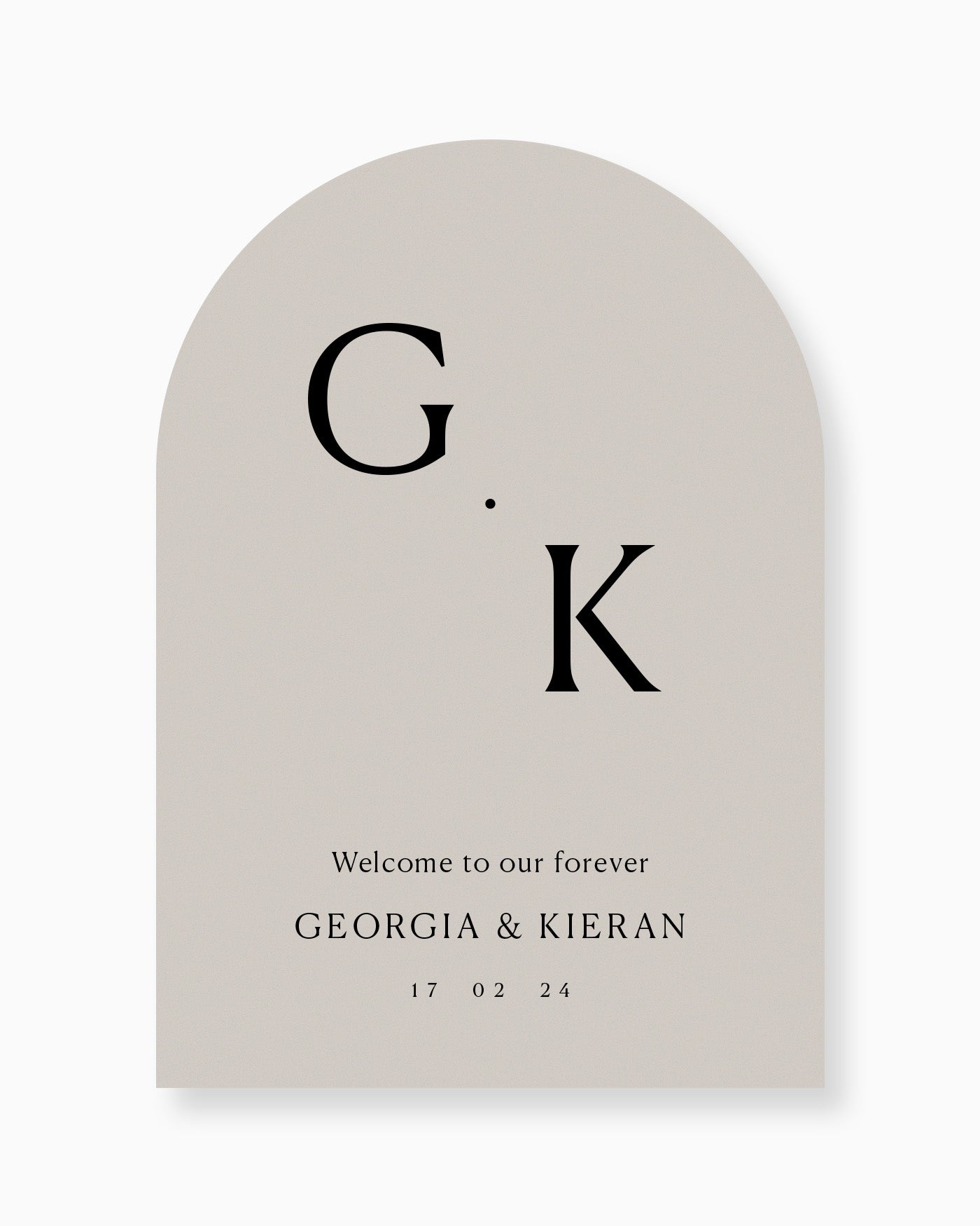 Peppermint Press On the Day Georgia Welcome Sign