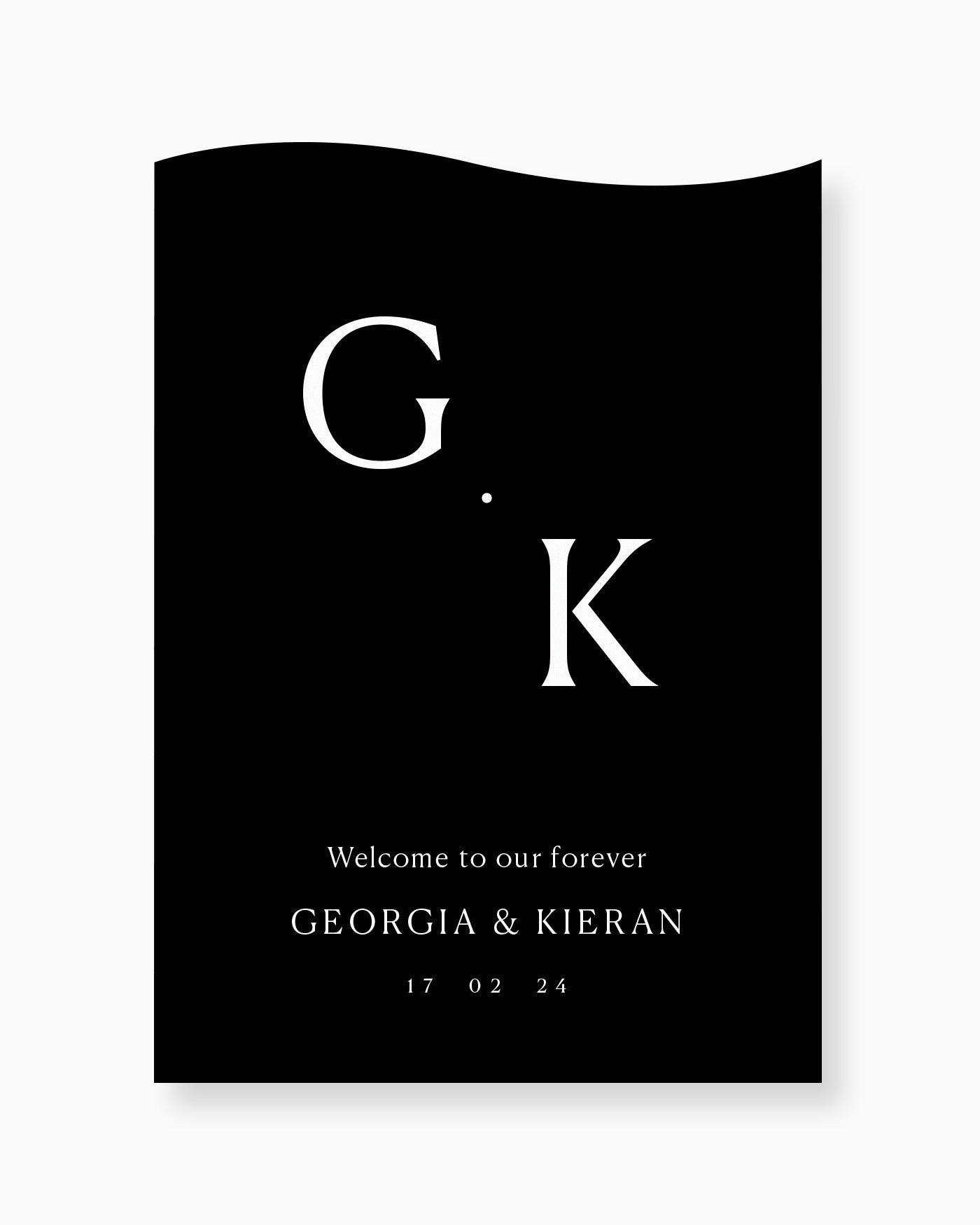 Peppermint Press On the Day Georgia Welcome Sign