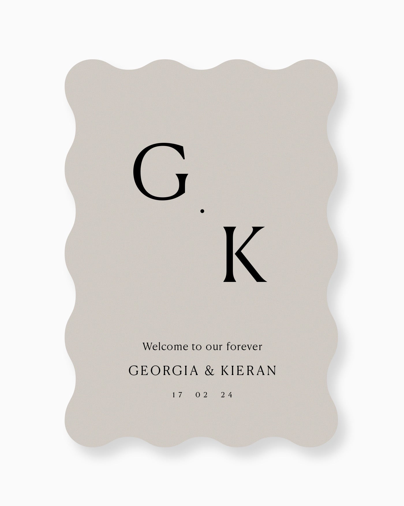 Peppermint Press On the Day Georgia Welcome Sign