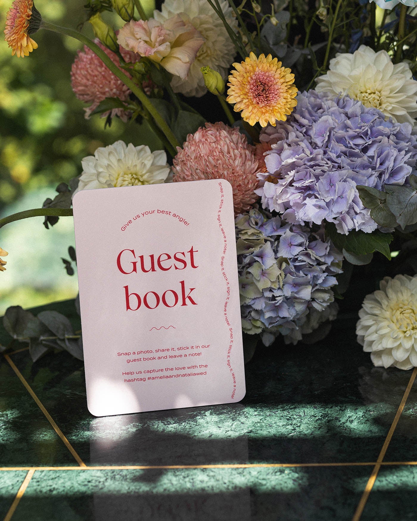 Peppermint Press On the Day Wave Small Signage Package