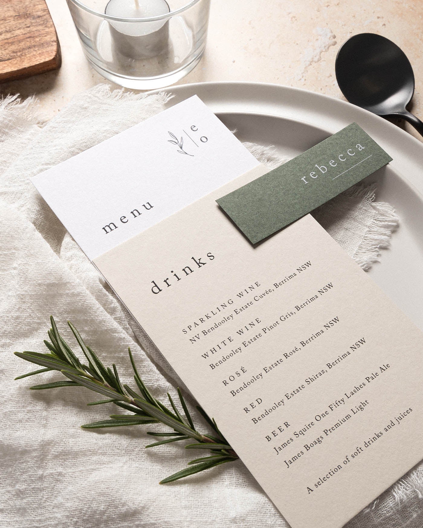 Peppermint Press On the Day Habitat Menu Package