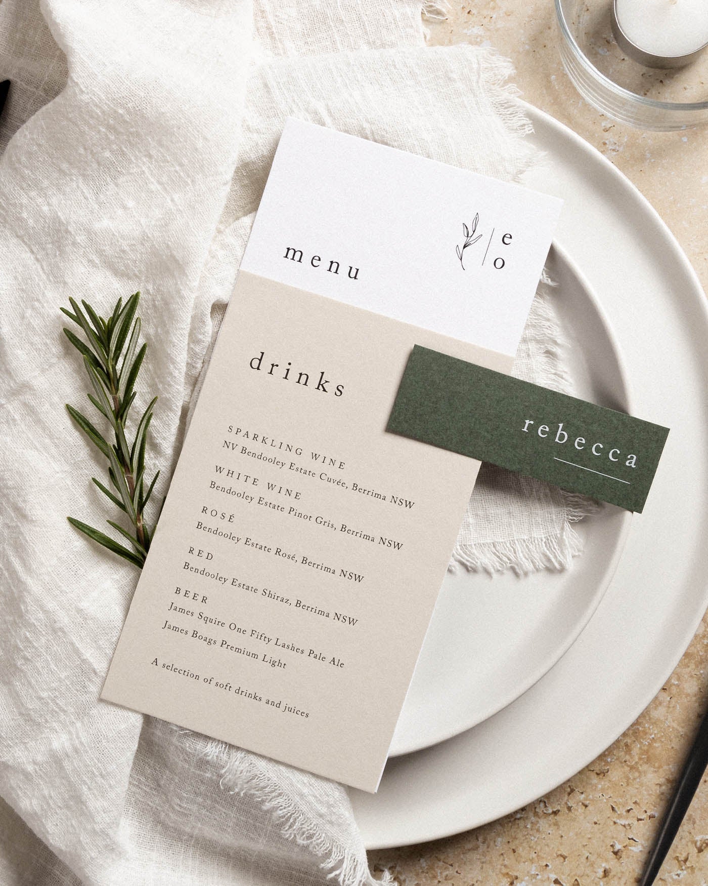 Peppermint Press On the Day Habitat Menu Package