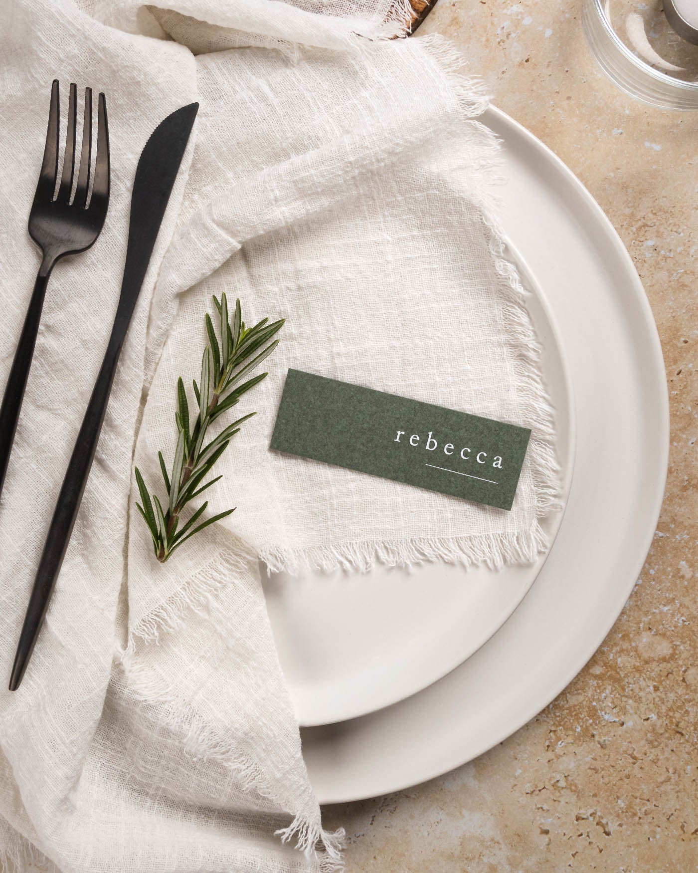 Peppermint Press On the Day Habitat Place Cards