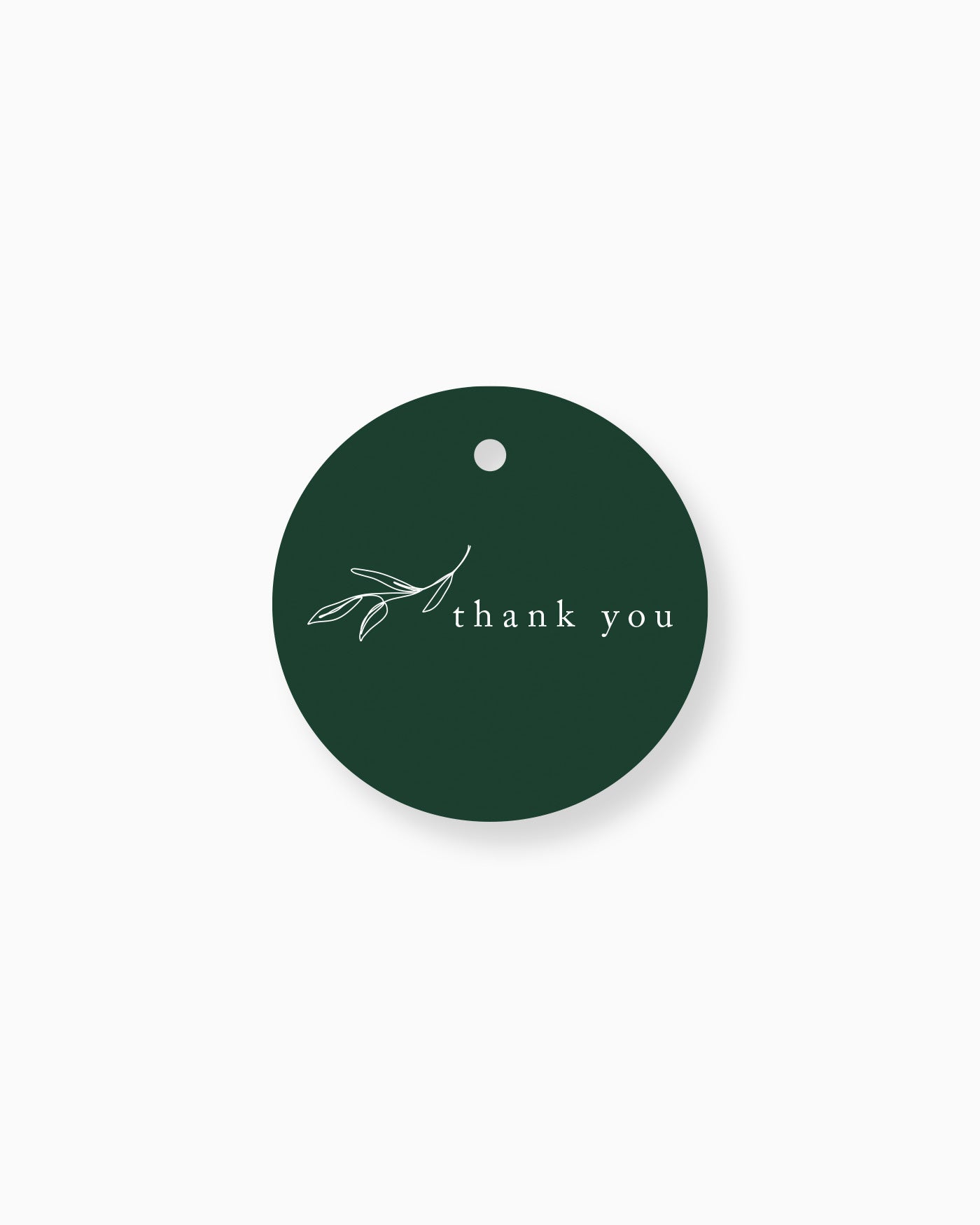 Peppermint Press On the Day Habitat Favour Tag