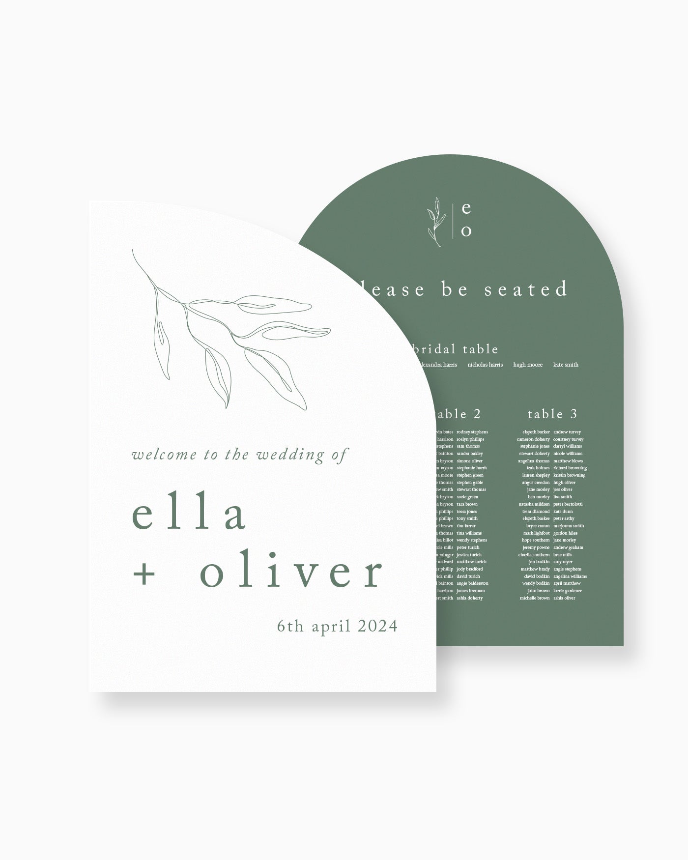 Peppermint Press On the Day Habitat Large Signage Package