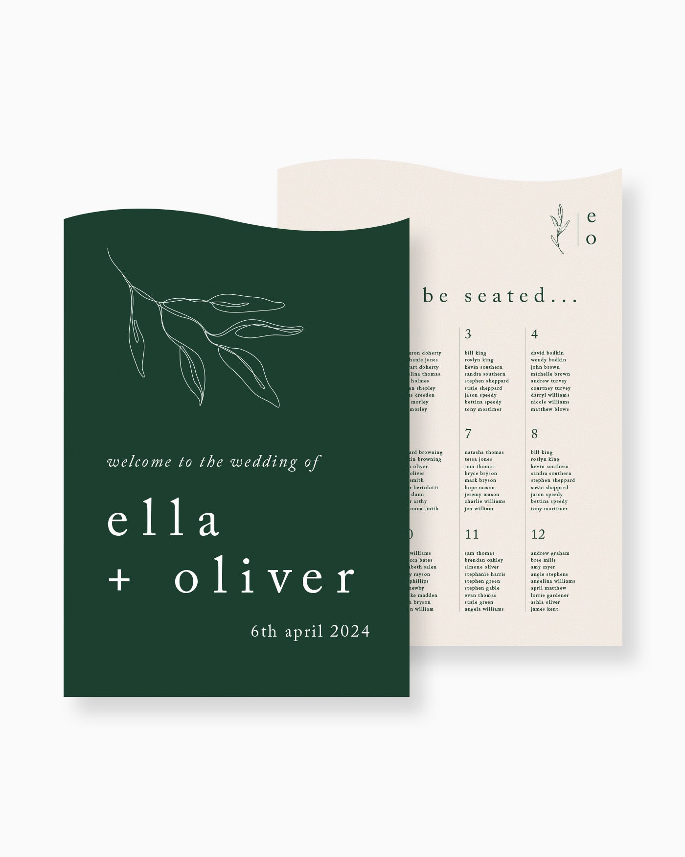 Peppermint Press On the Day Habitat Large Signage Package