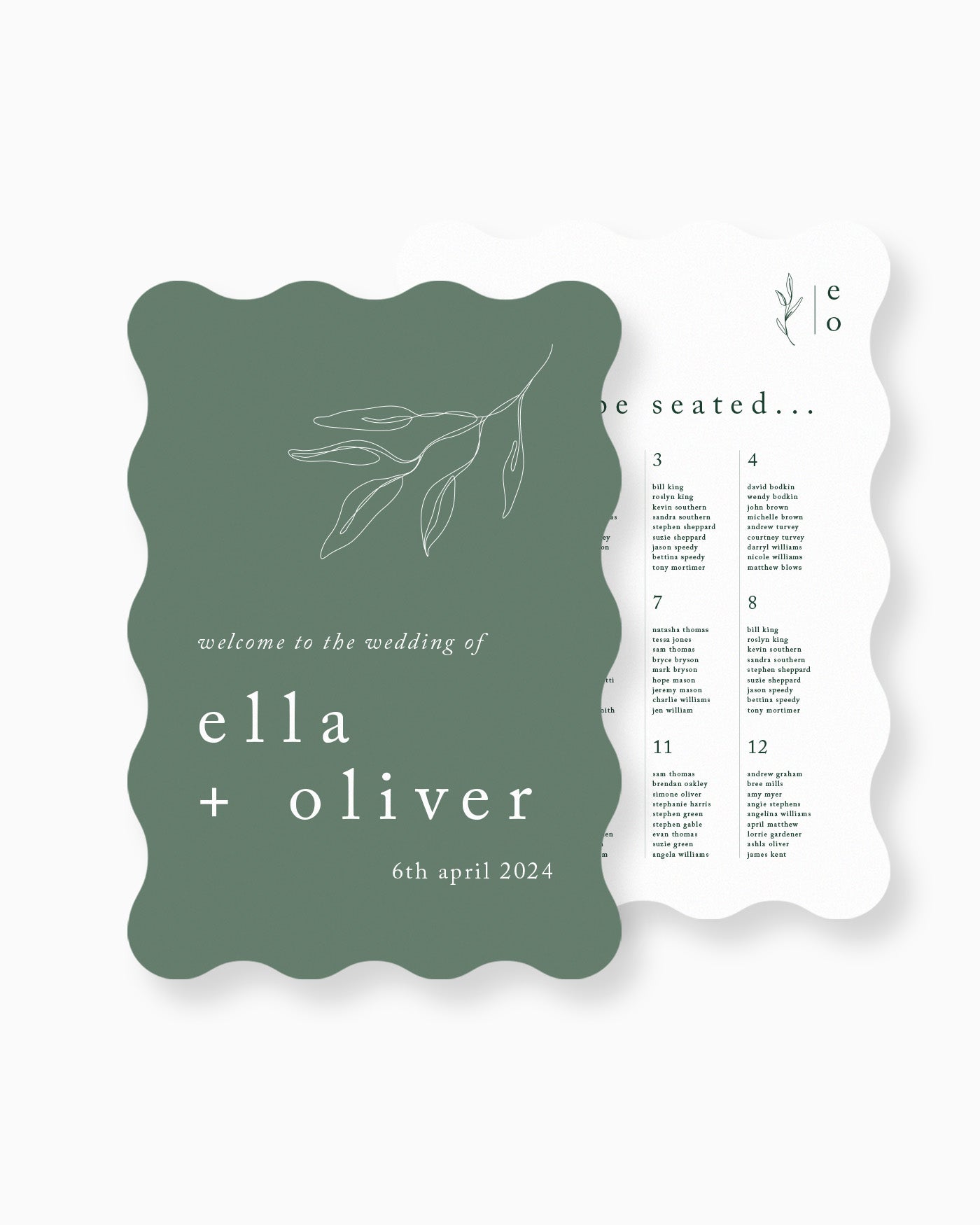 Peppermint Press On the Day Habitat Large Signage Package