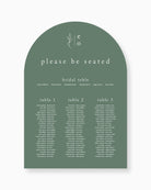 Peppermint Press On the Day Habitat Seating Chart