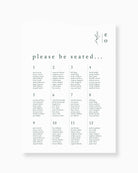 Peppermint Press On the Day Habitat Seating Chart