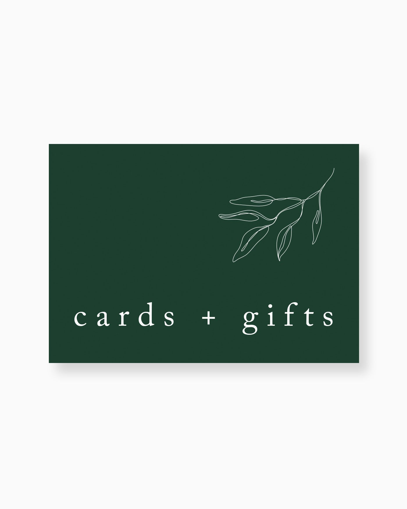 Peppermint Press On the Day Habitat Small Signage