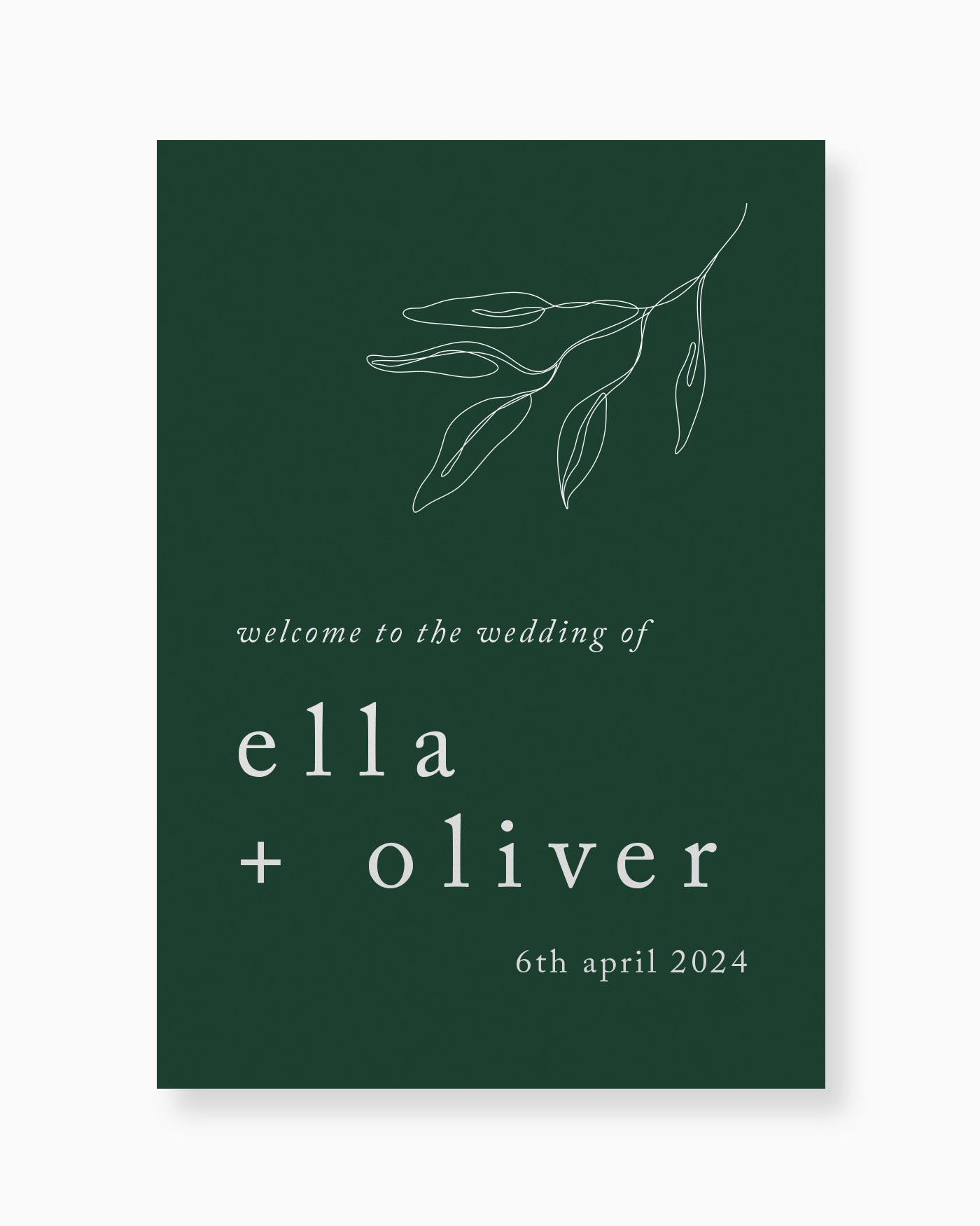 Peppermint Press On the Day Habitat Welcome Sign