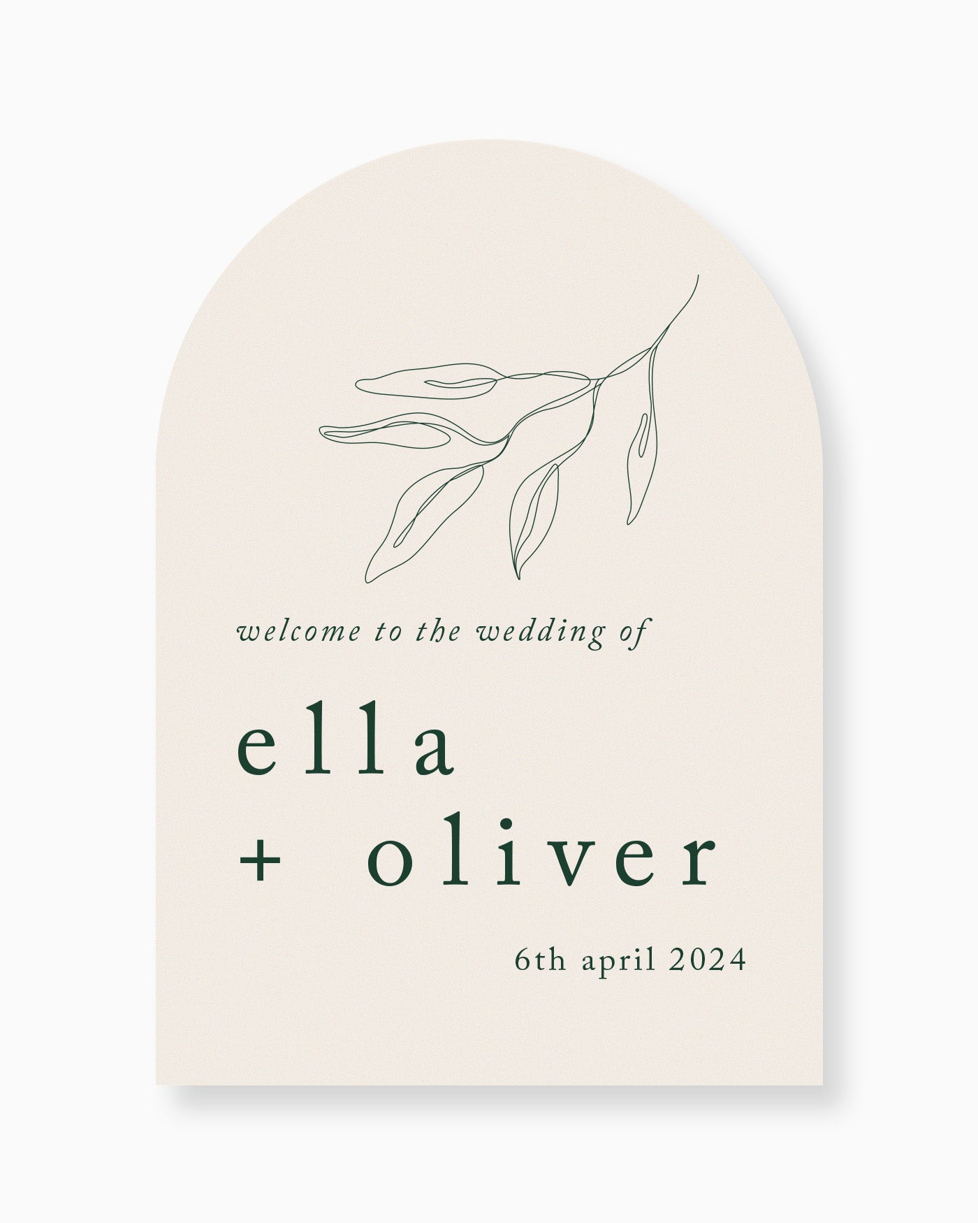 Peppermint Press On the Day Habitat Welcome Sign