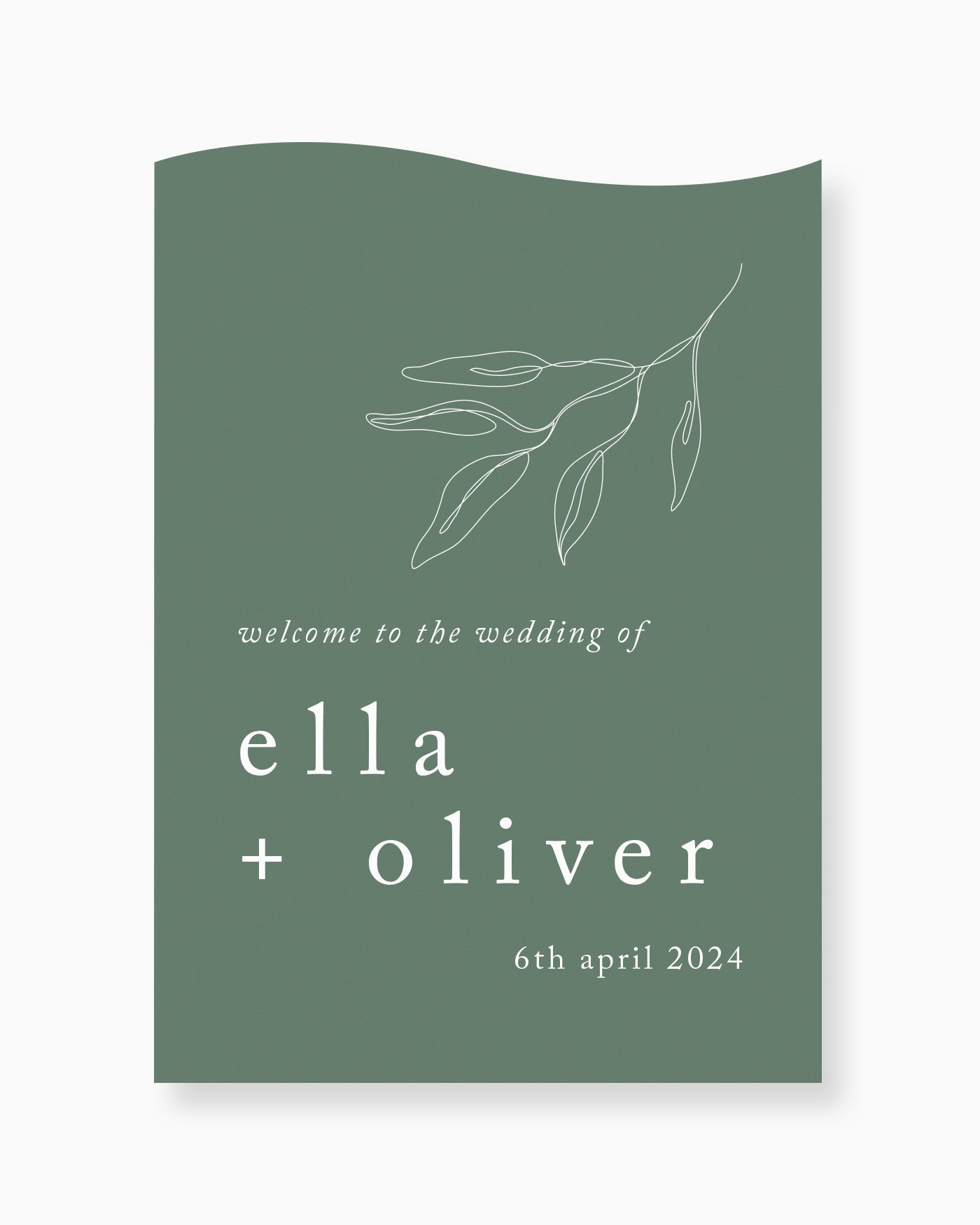 Peppermint Press On the Day Habitat Welcome Sign