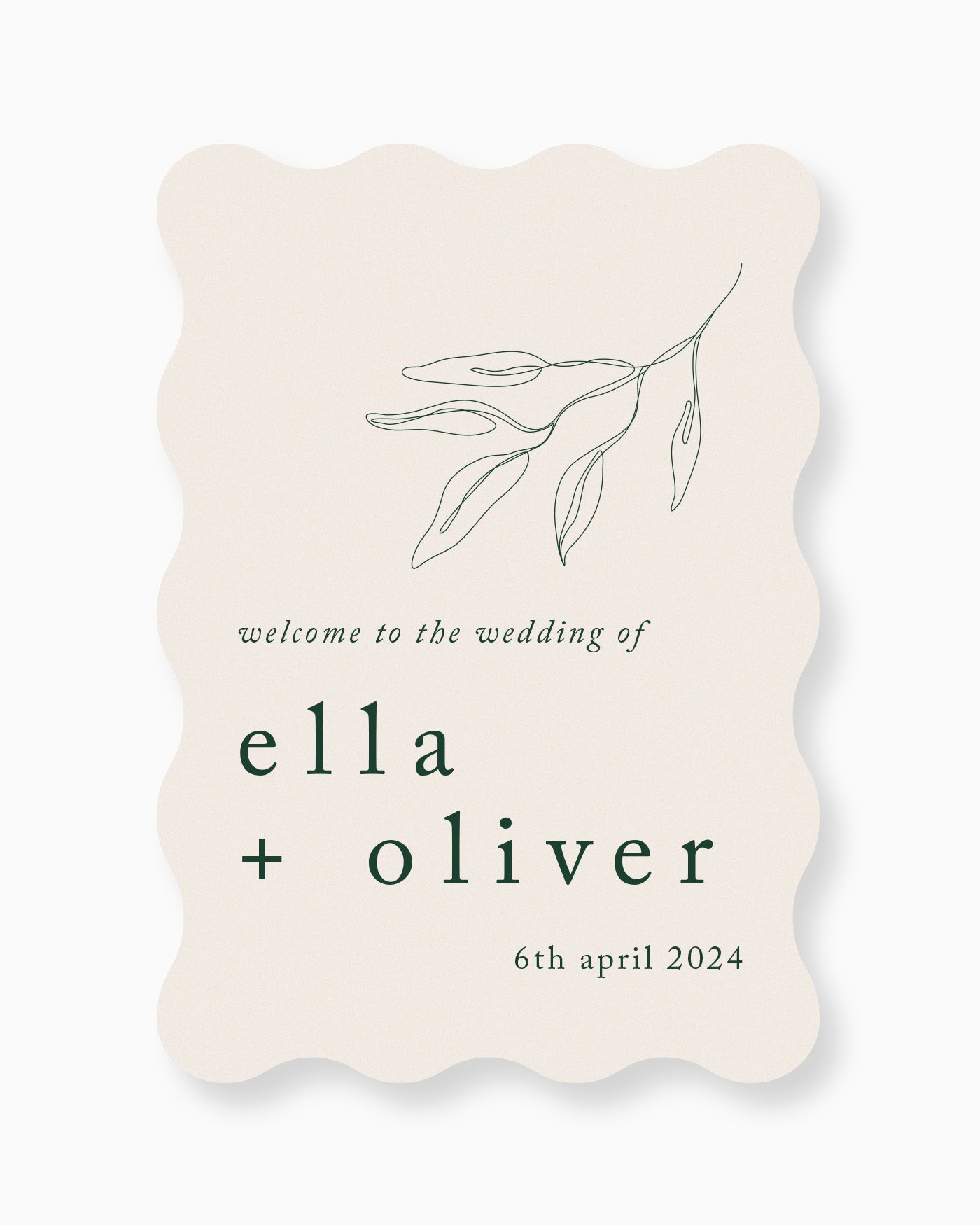 Peppermint Press On the Day Habitat Welcome Sign