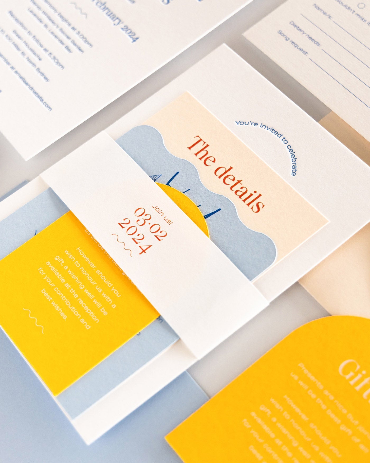 Peppermint Press Stationery Suite Wave Five Card Package