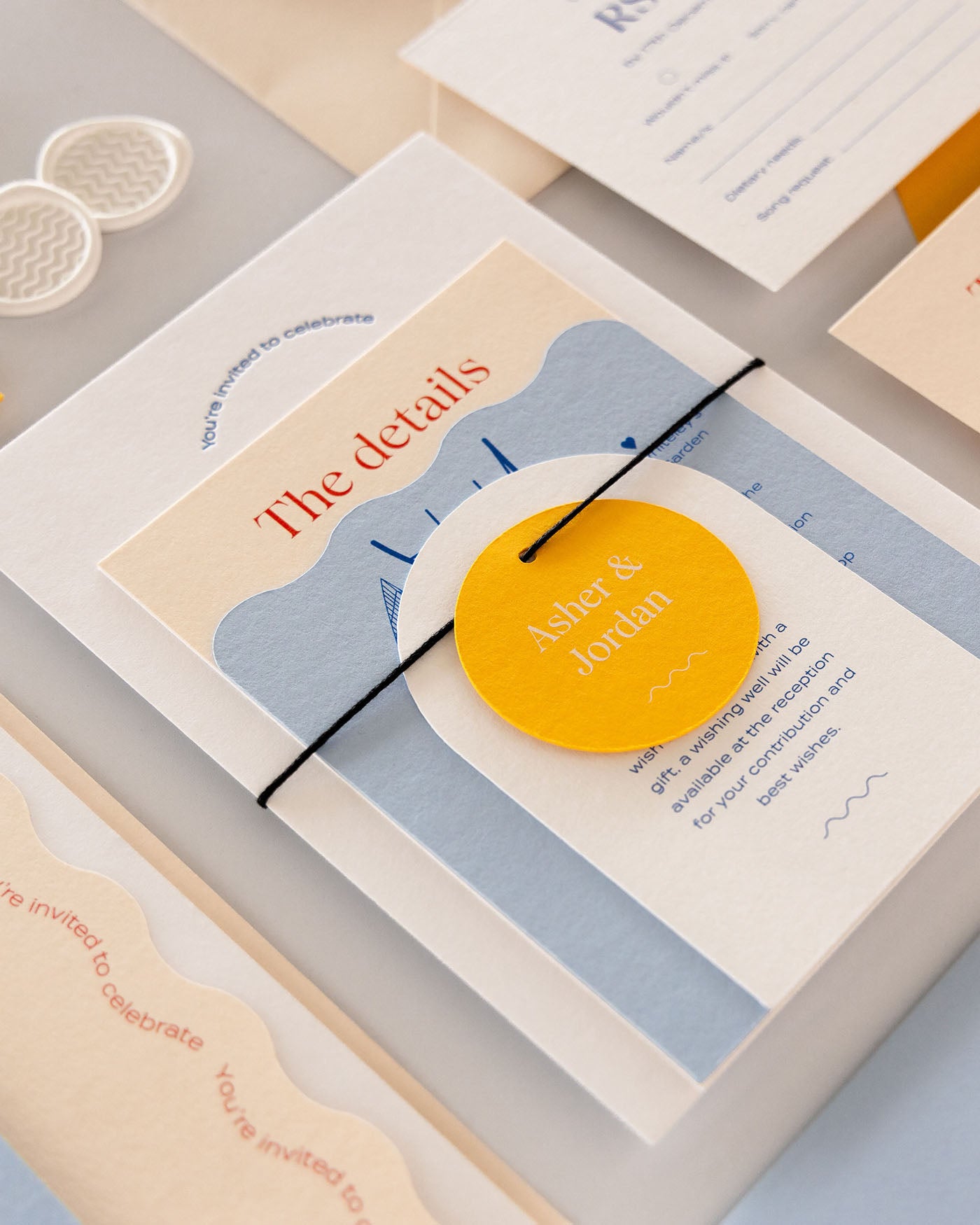 Peppermint Press Stationery Suite Wave Four Card Package