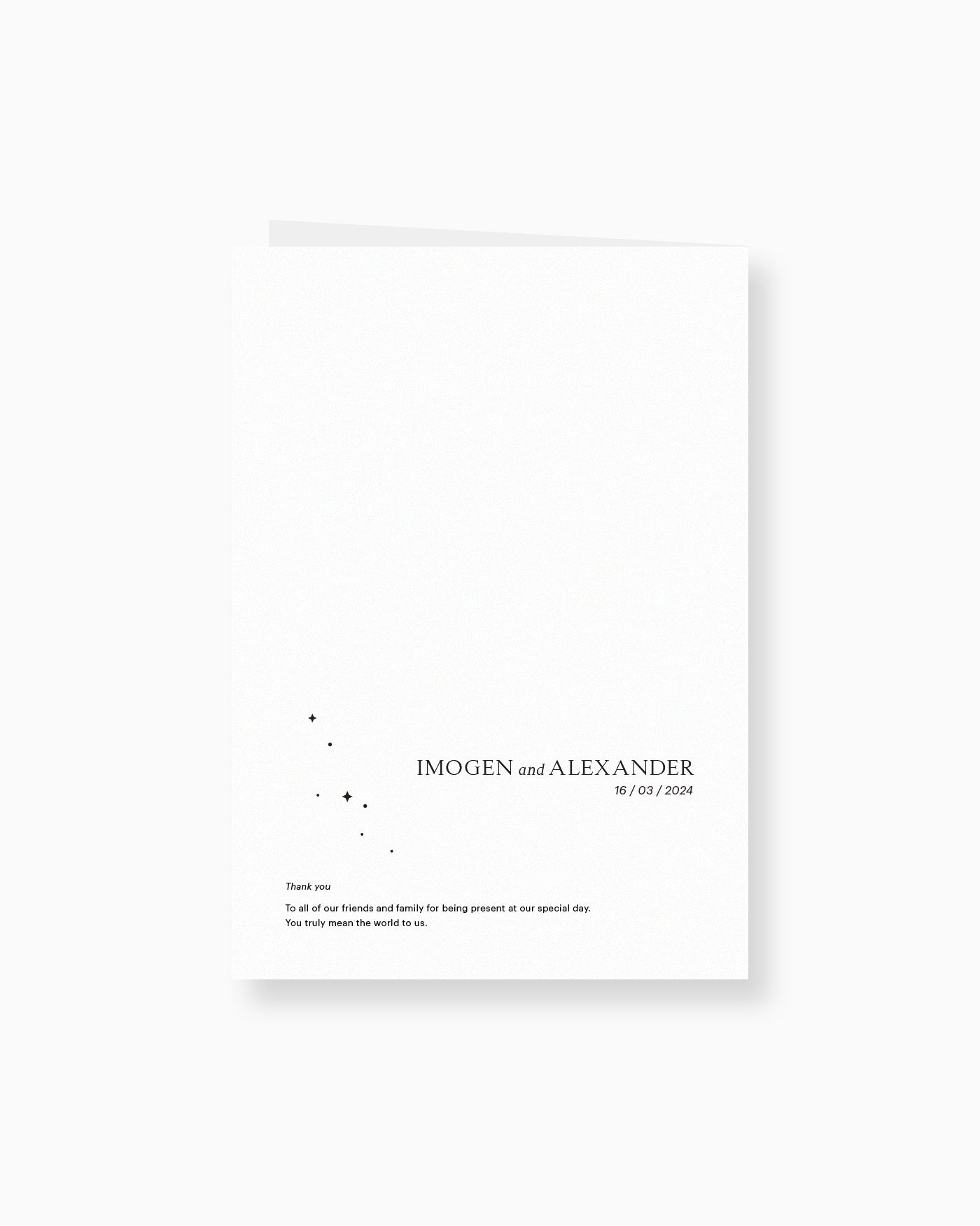 Peppermint Press On the Day Luna Ceremony Booklet