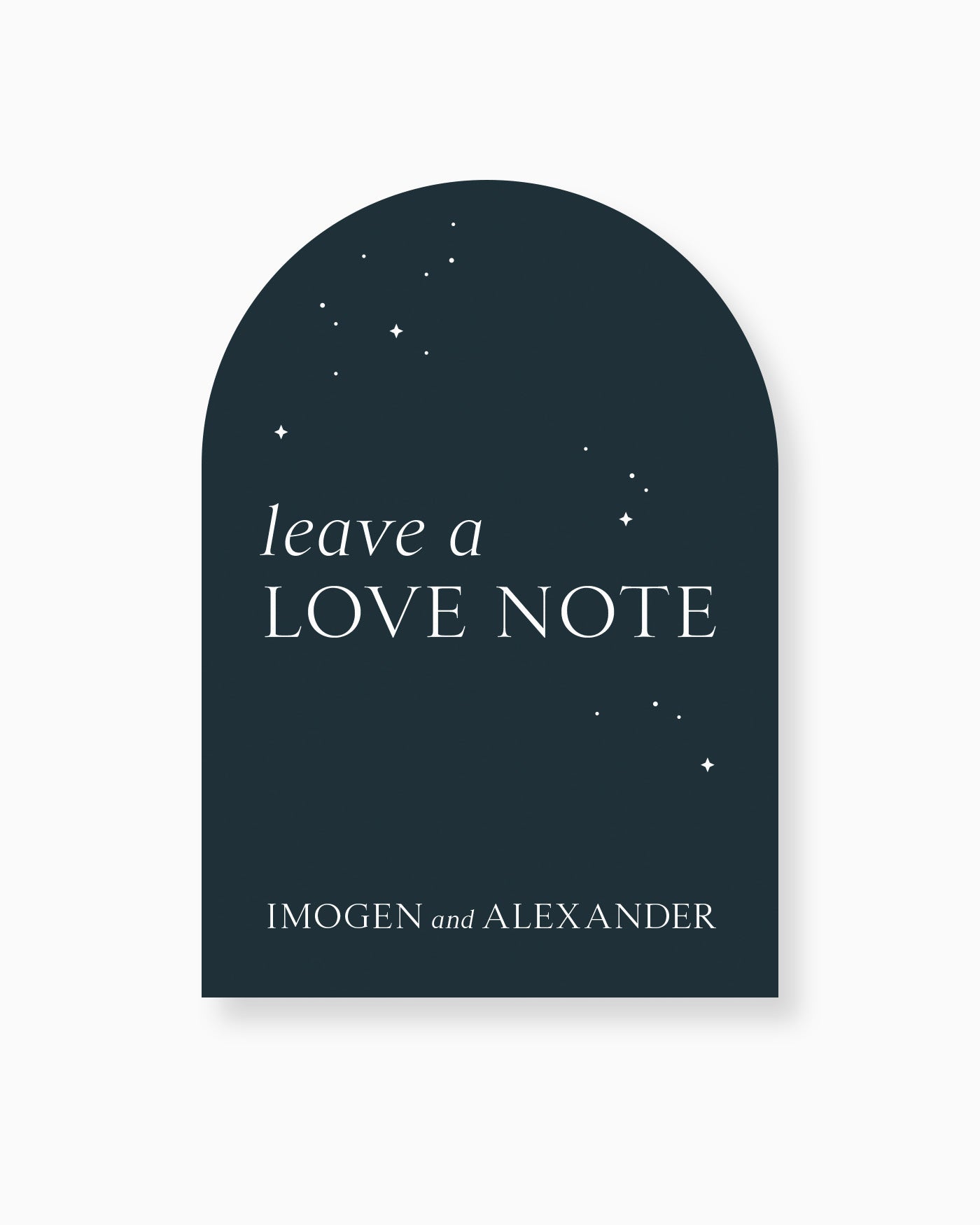 Peppermint Press On the Day Luna Medium Signage