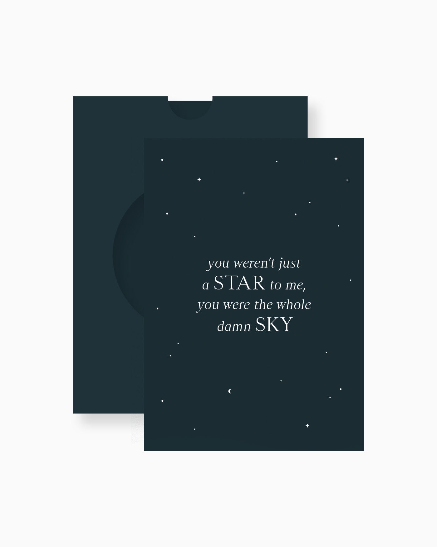 Peppermint Press Stationery Suite Luna Invitation Pocket