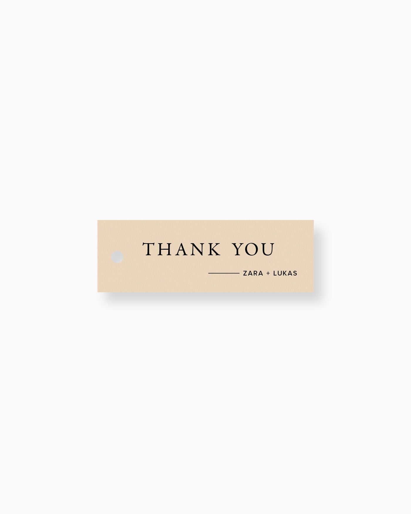 Peppermint Press On the Day Magnolia Favour Tag