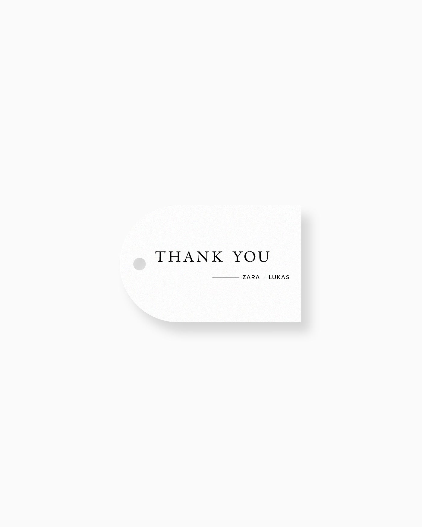 Peppermint Press On the Day Magnolia Favour Tag