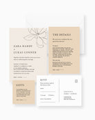 Peppermint Press Stationery Suite Magnolia Four Card Package