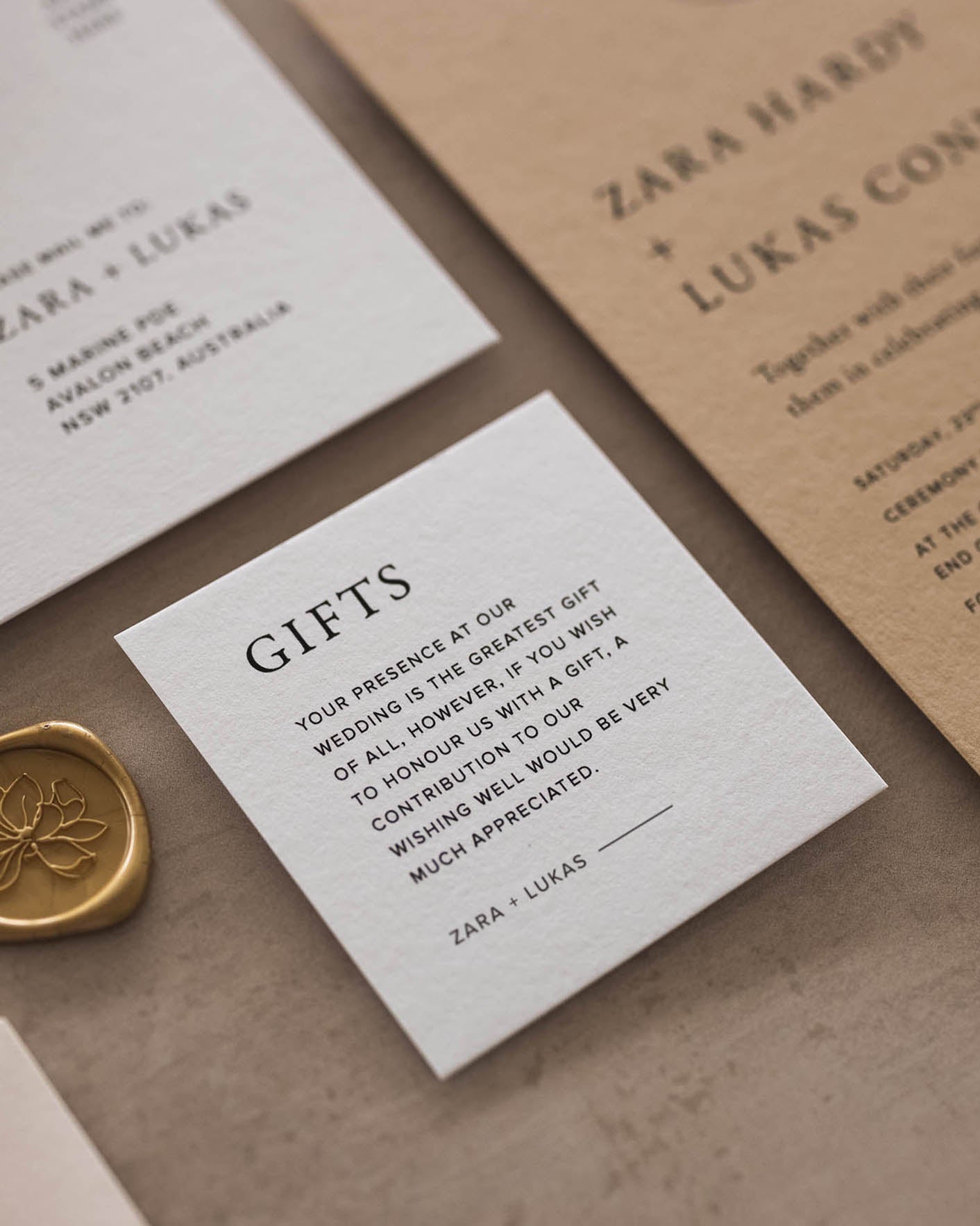 Peppermint Press Stationery Suite Magnolia Three Card Package