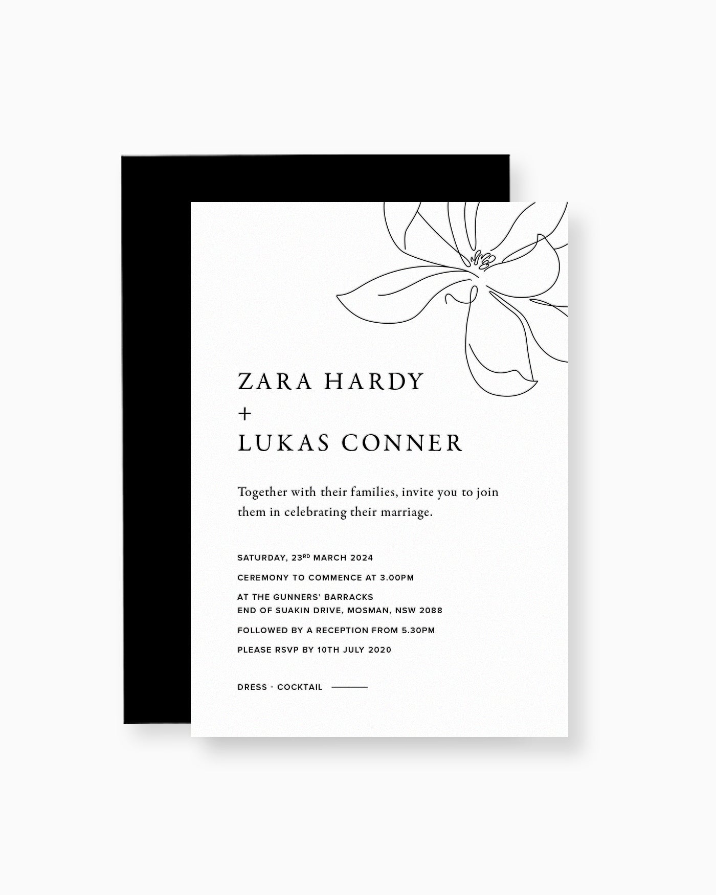 Peppermint Press Stationery Suite Magnolia Press Invitation