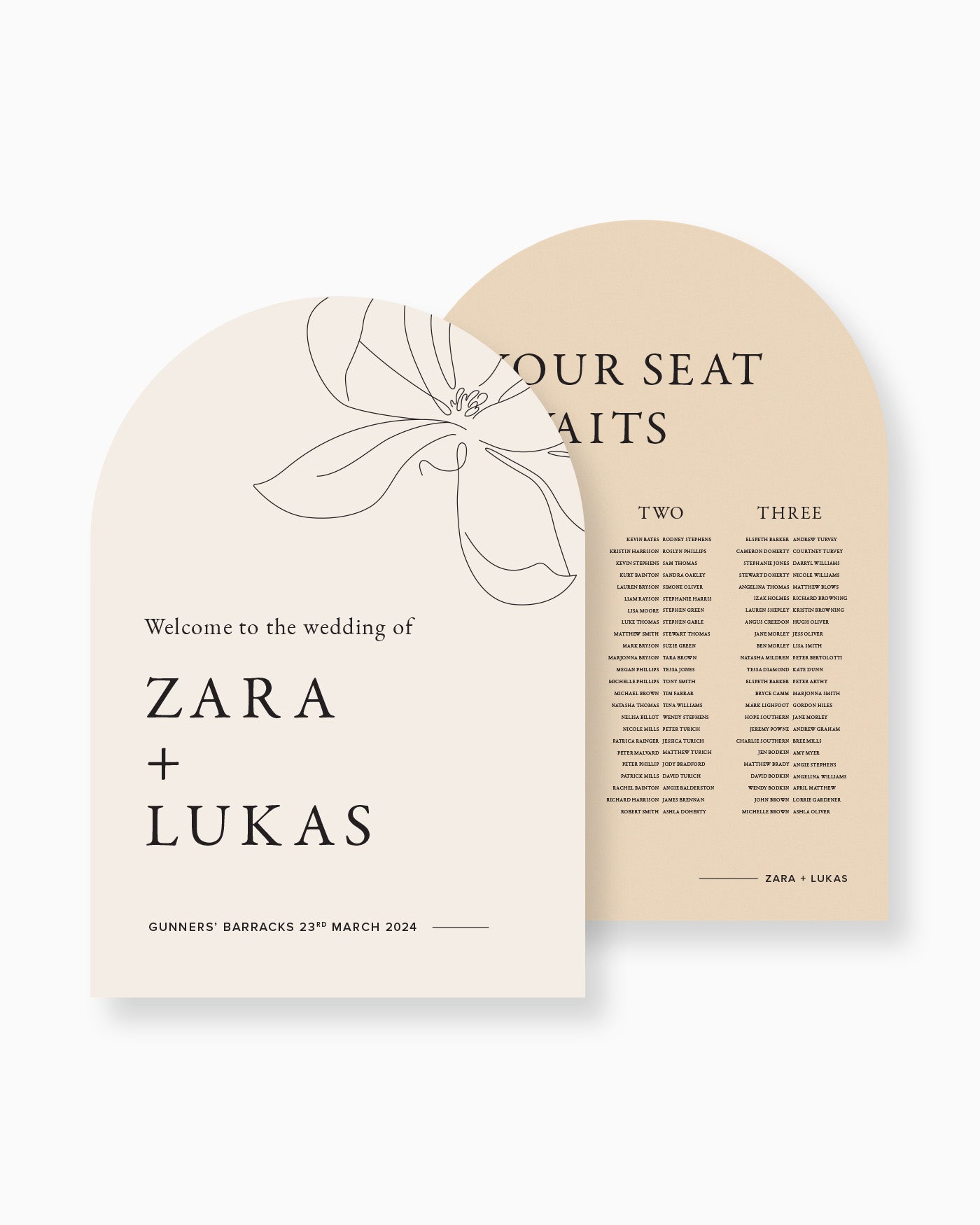 Peppermint Press On the Day Magnolia Large Signage Package