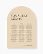Peppermint Press On the Day Magnolia Seating Chart