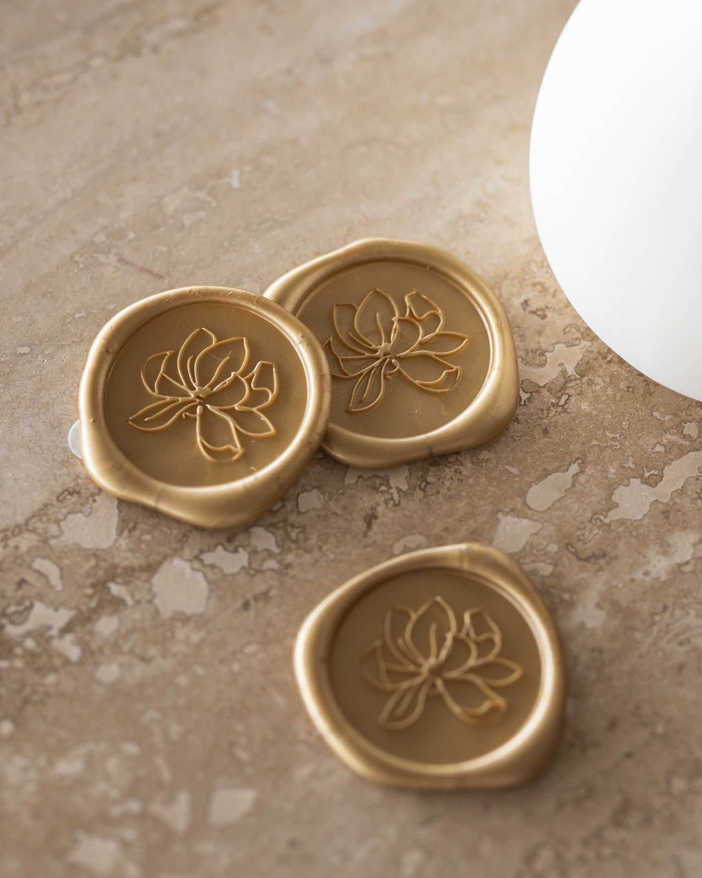 Peppermint Press Stationery Suite Magnolia Wax Seal