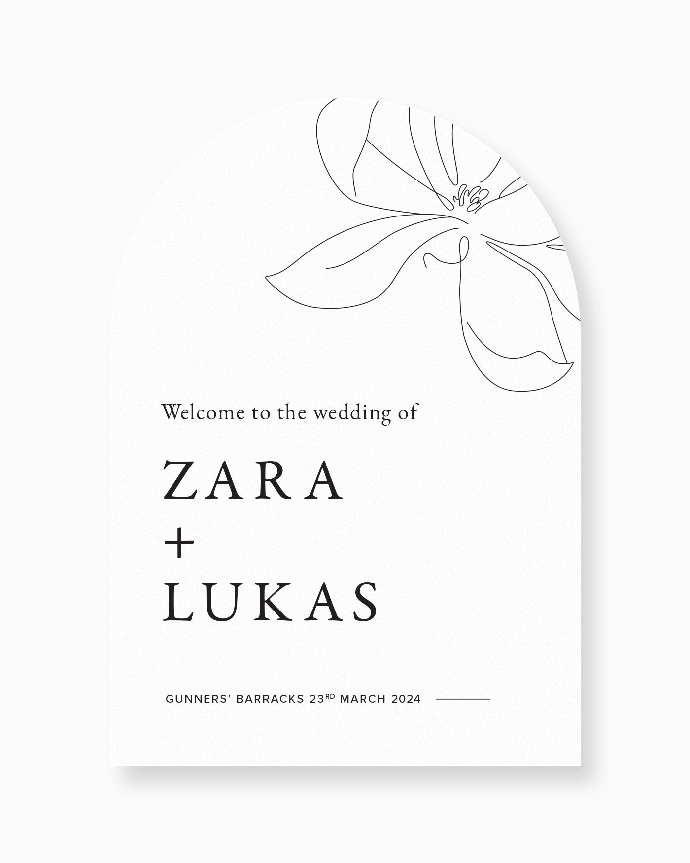 Peppermint Press On the Day Magnolia Welcome Sign