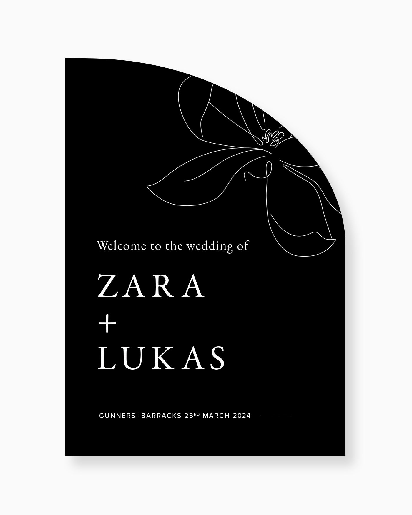 Peppermint Press On the Day Magnolia Welcome Sign