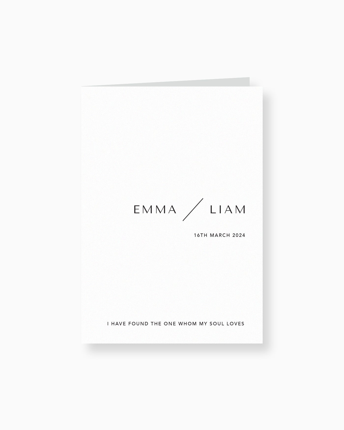 Peppermint Press On the Day Melbourne Ceremony Booklet