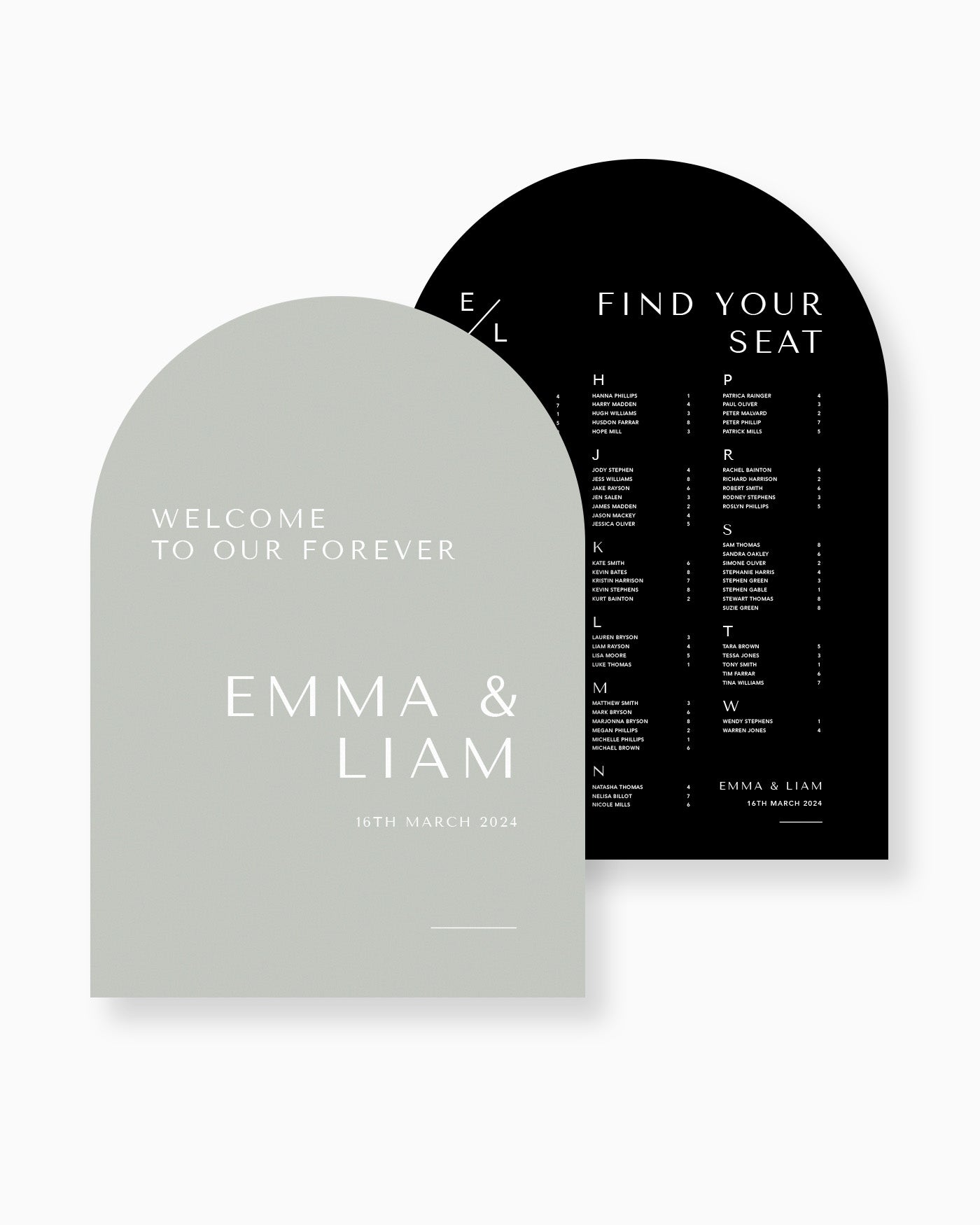 Peppermint Press On the Day Melbourne Large Signage Package