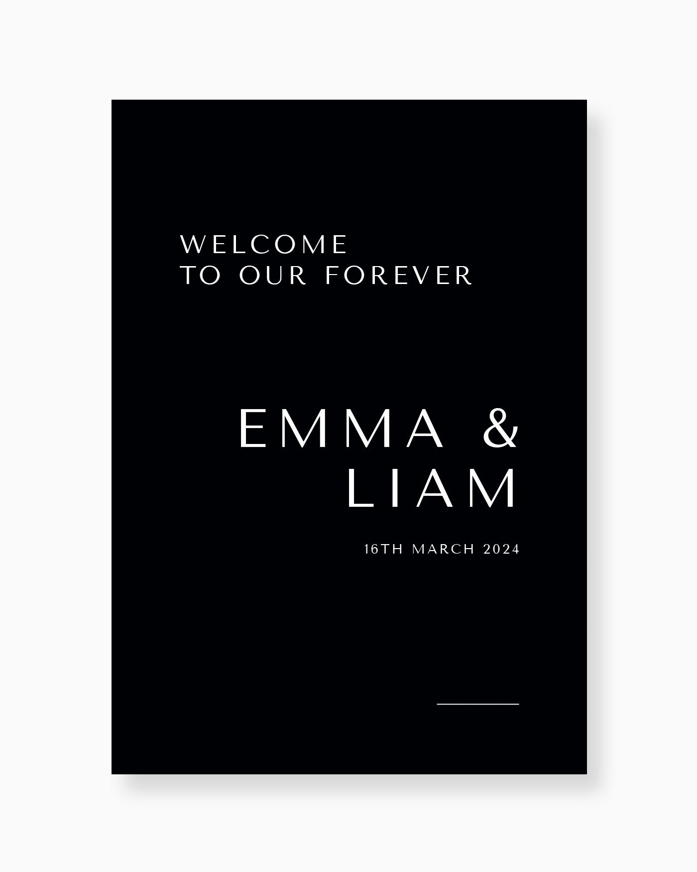 Peppermint Press On the Day Melbourne Welcome Sign