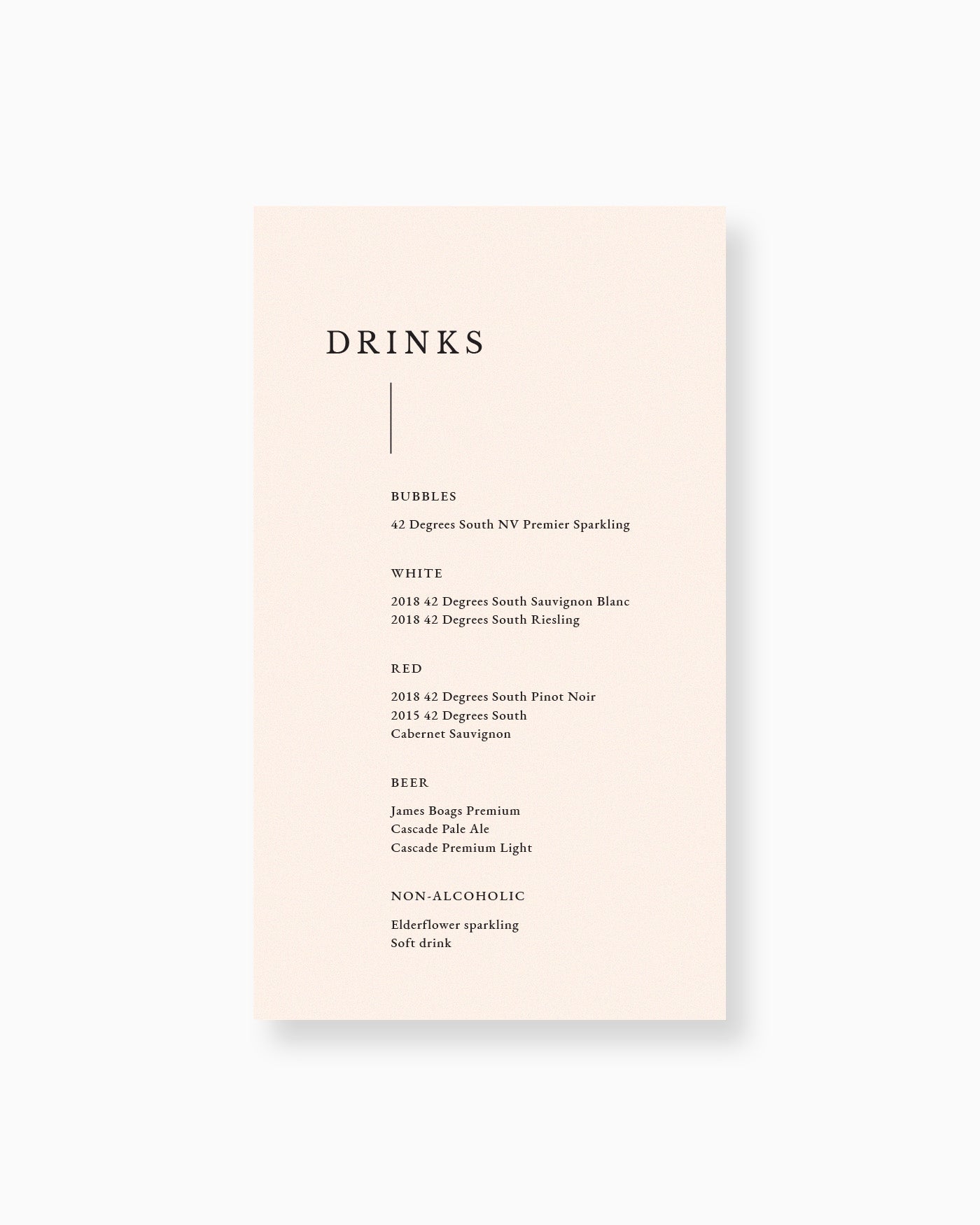 Peppermint Press On the Day Milan Drinks Menu