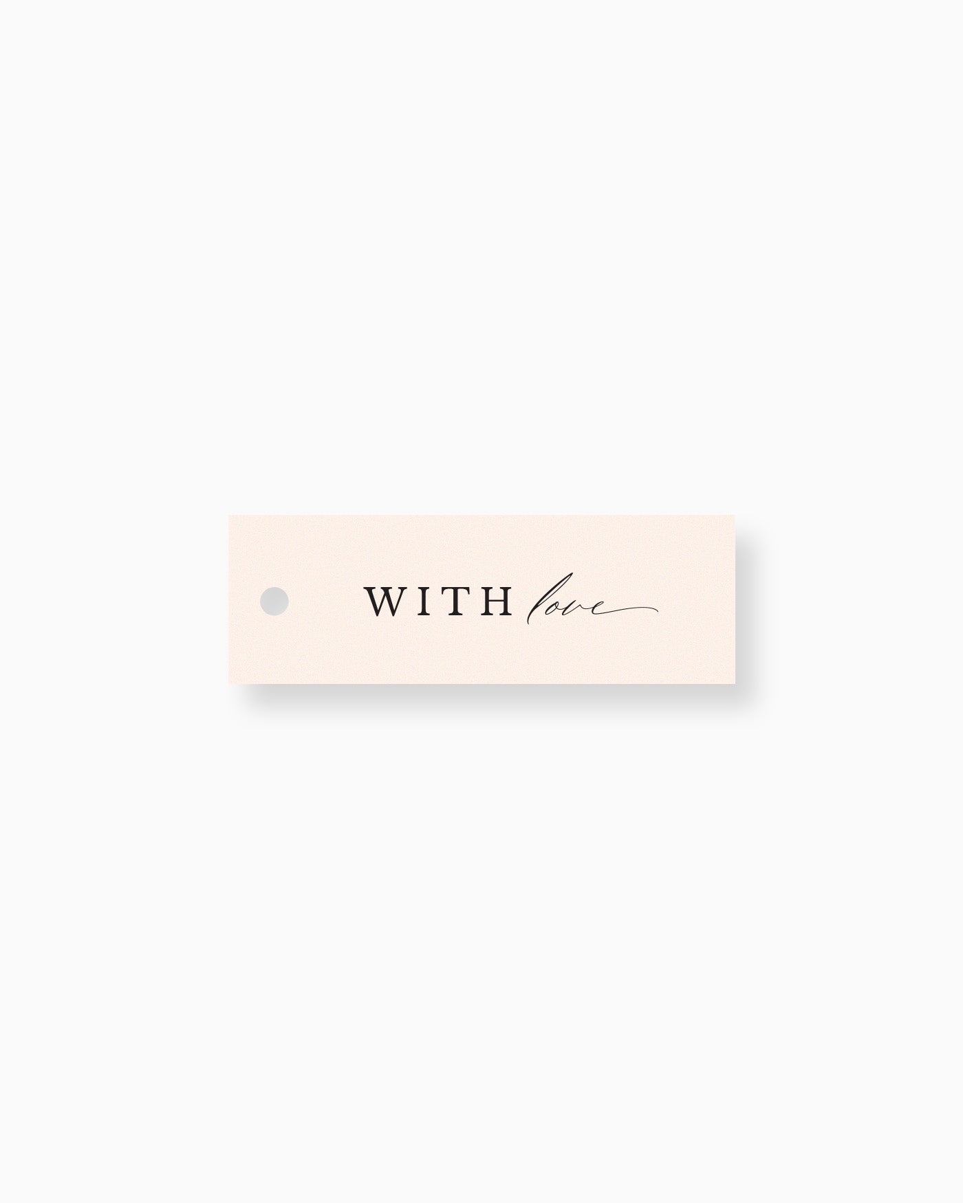Peppermint Press On the Day Milan Favour Tag