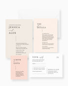 Peppermint Press Stationery Suite Milan Four Card Package