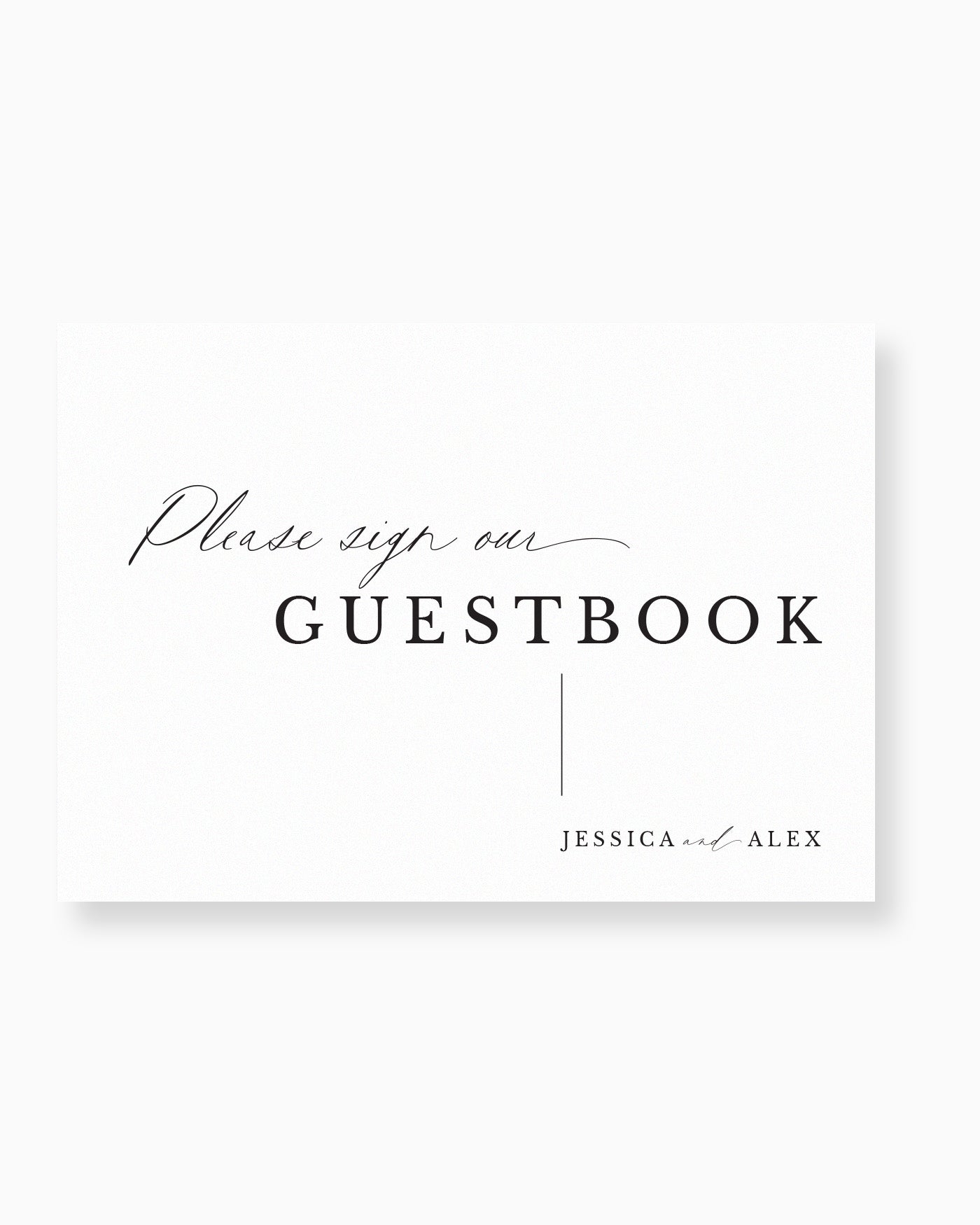 Peppermint Press On the Day Milan Medium Signage Package