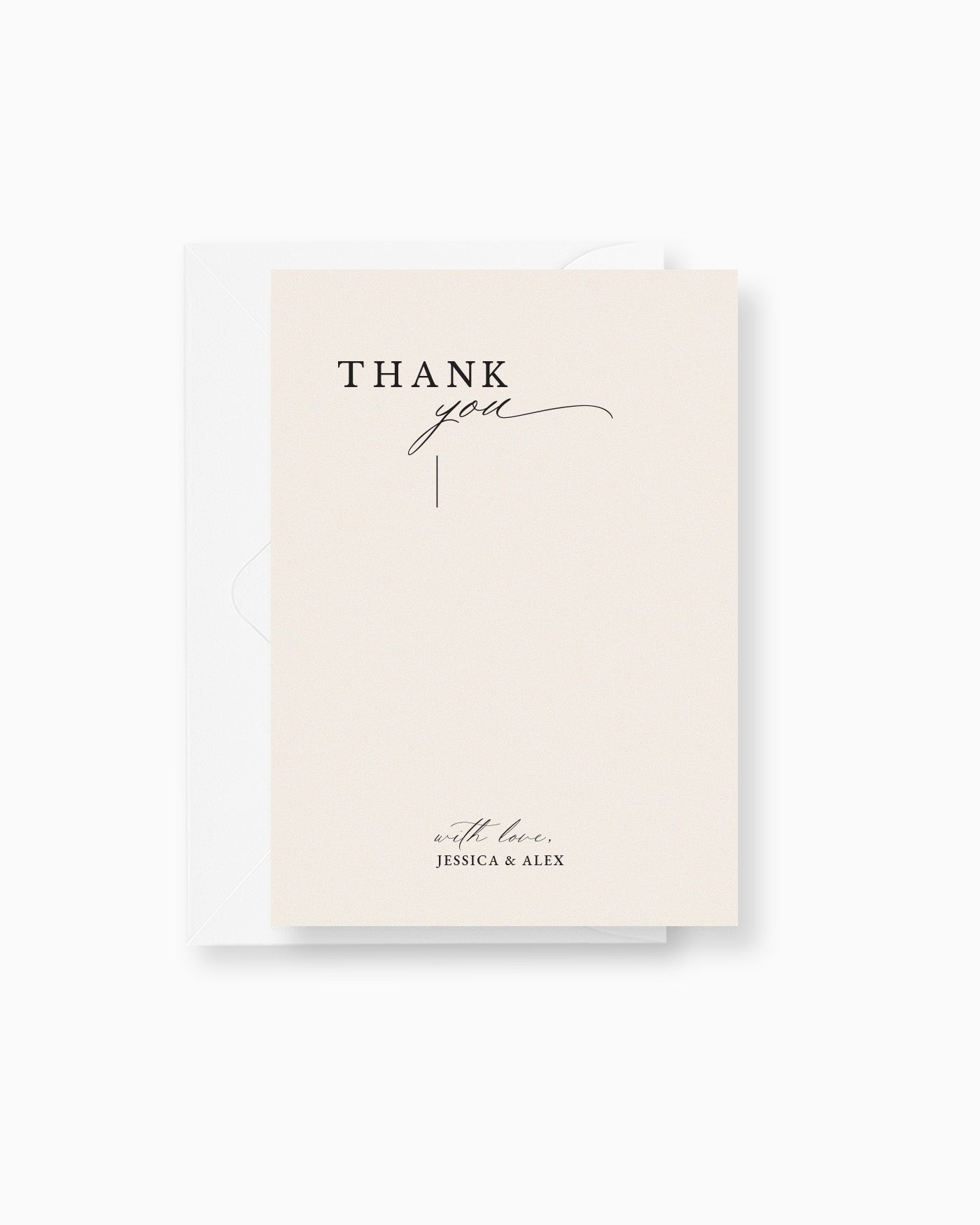 Peppermint Press Stationery Suite Milan Thank you Card