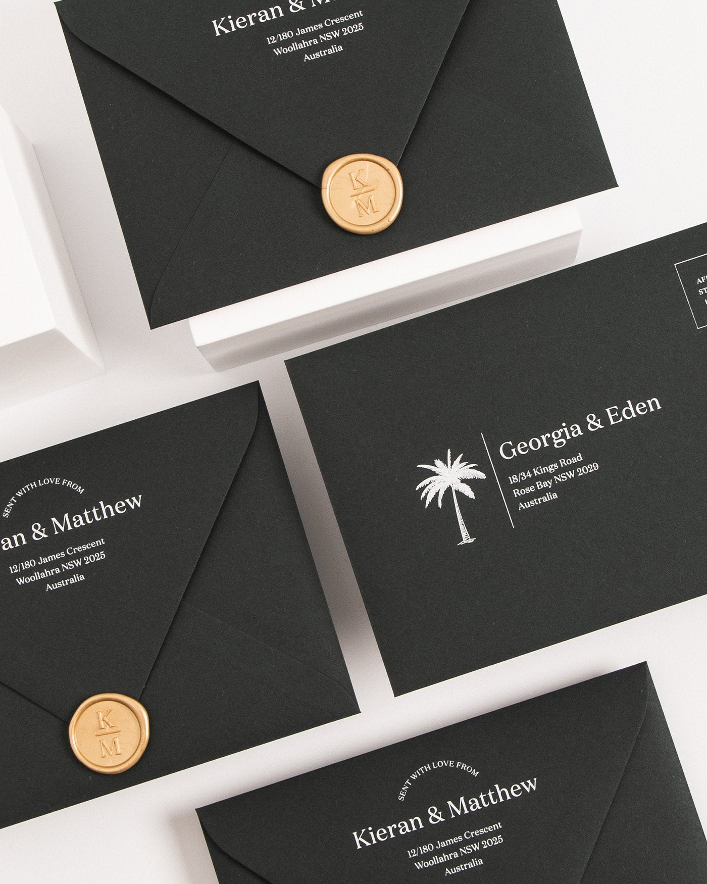 Peppermint Press Stationery Suite Narrative Envelope Printing